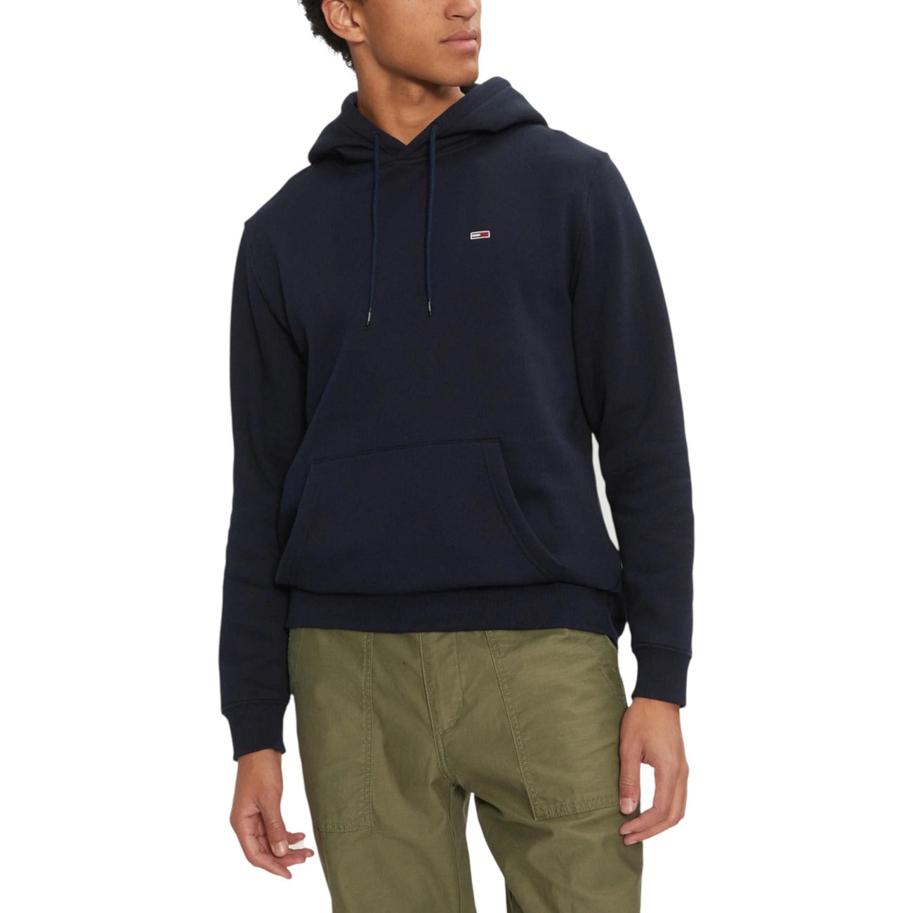 Felpa Uomo Tommy Hilfiger Jeans Blu con Cappuccio Autunno/Inverno