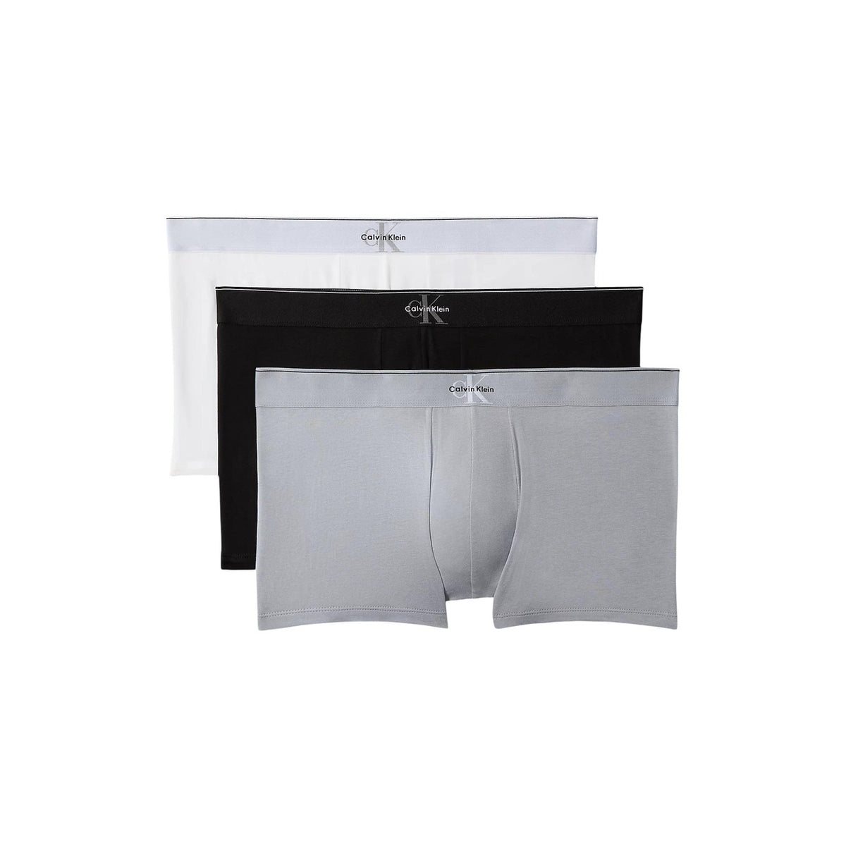 Calvin Klein Underwear Intimo in Cotone Uomo Nero TRUNK 3PK