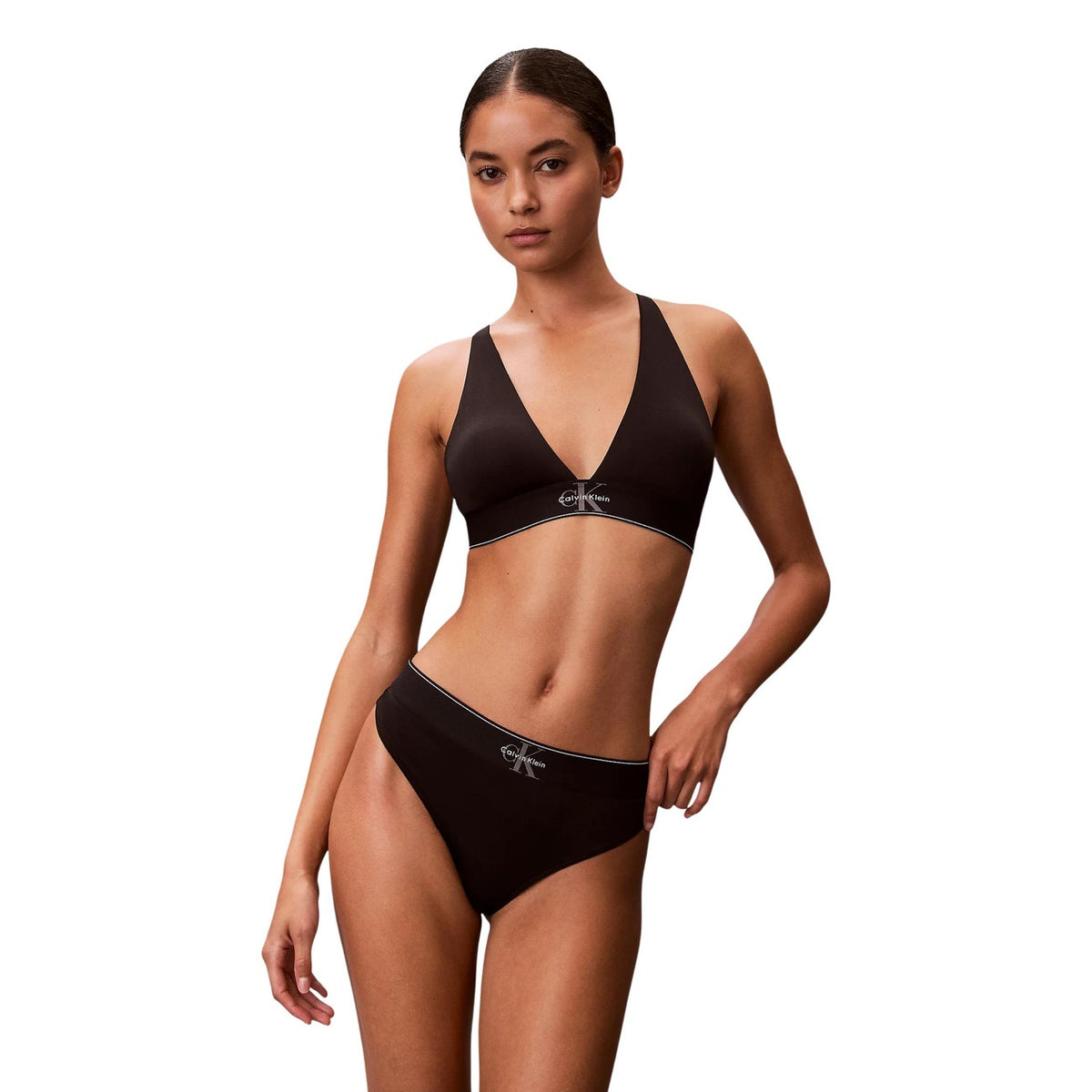 Calvin Klein Underwear Intimo in Cotone Donna Rosa THONG
