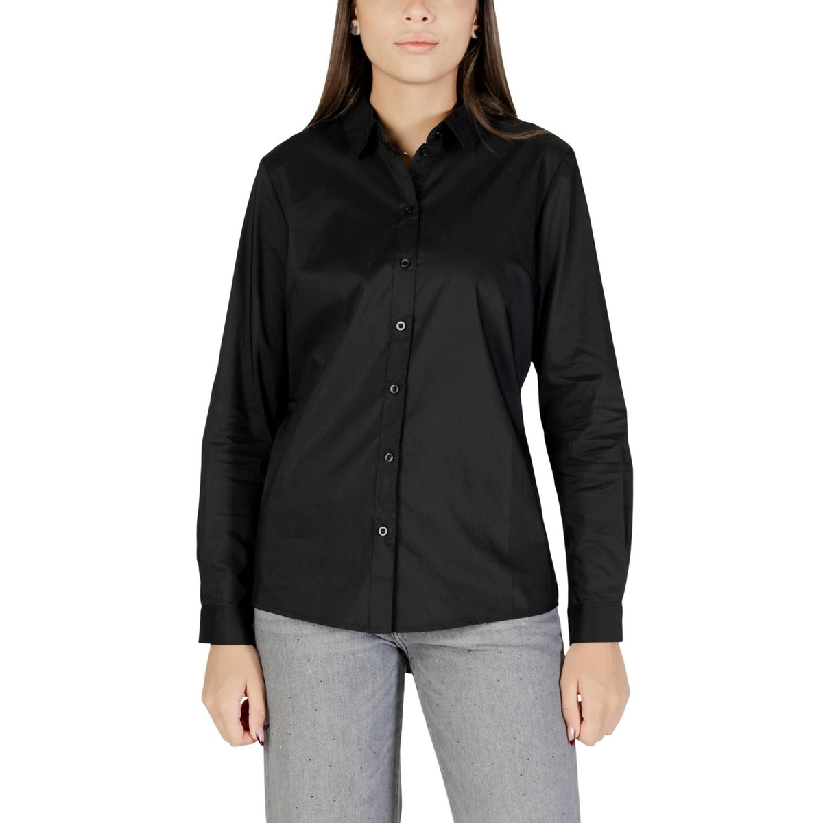 Jacqueline De Yong Camicia Donna Azzurro