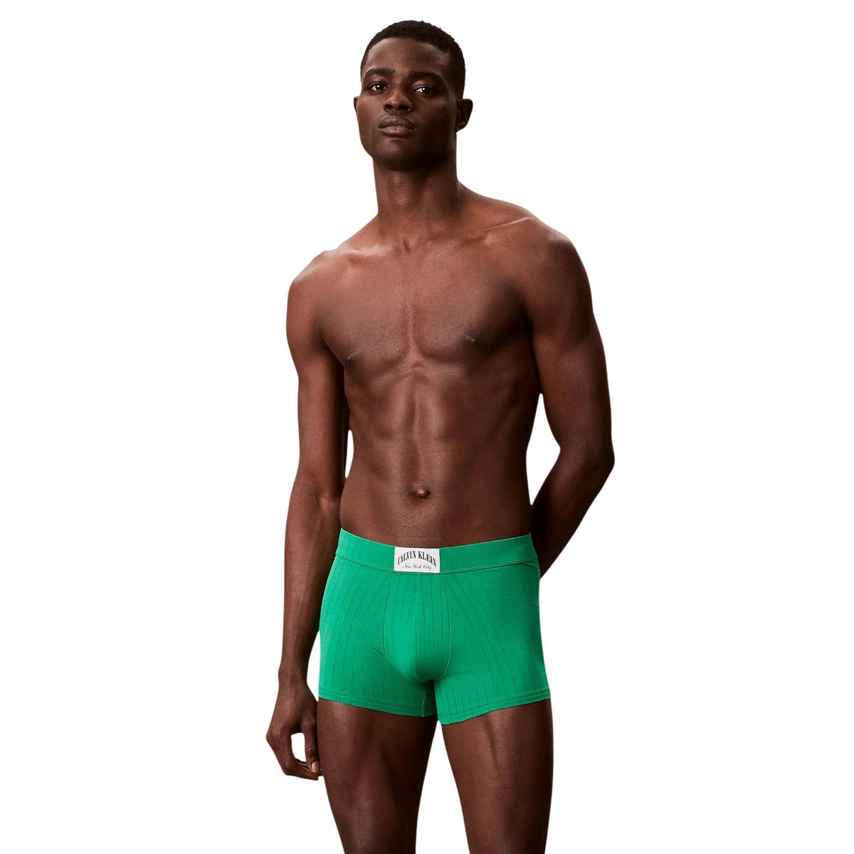 Calvin Klein Underwear Intimo in Cotone Uomo Nero TRUNK