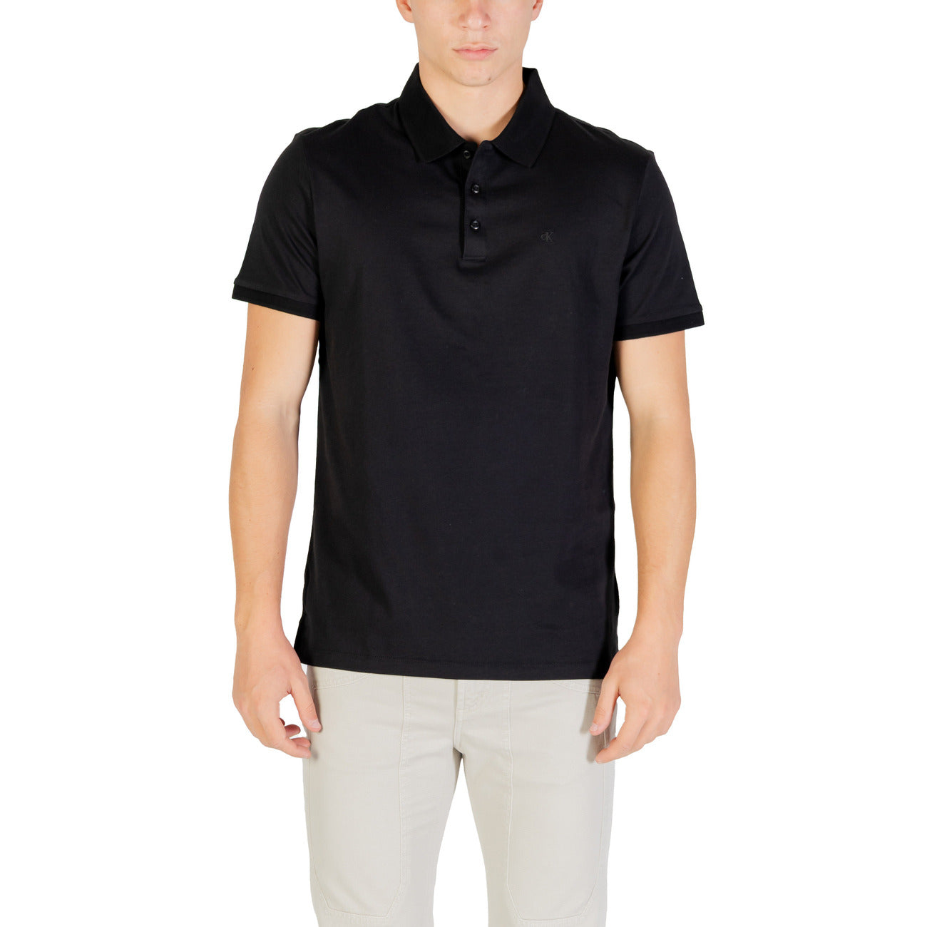 Polo Maniche Corte Autunno/Inverno Calvin Klein Nero