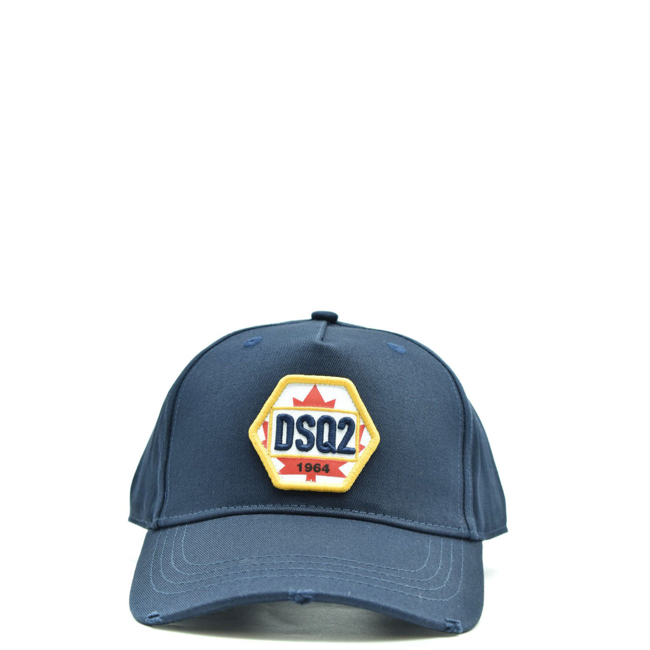 Cappello Stampa Blu Cotone Uomo Dsquared2