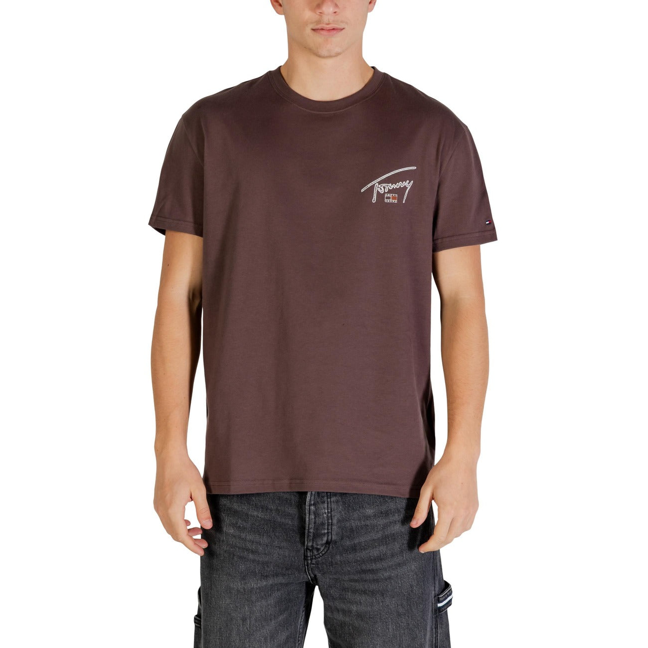 Tommy Hilfiger Jeans T-shirt Marrone Uomo