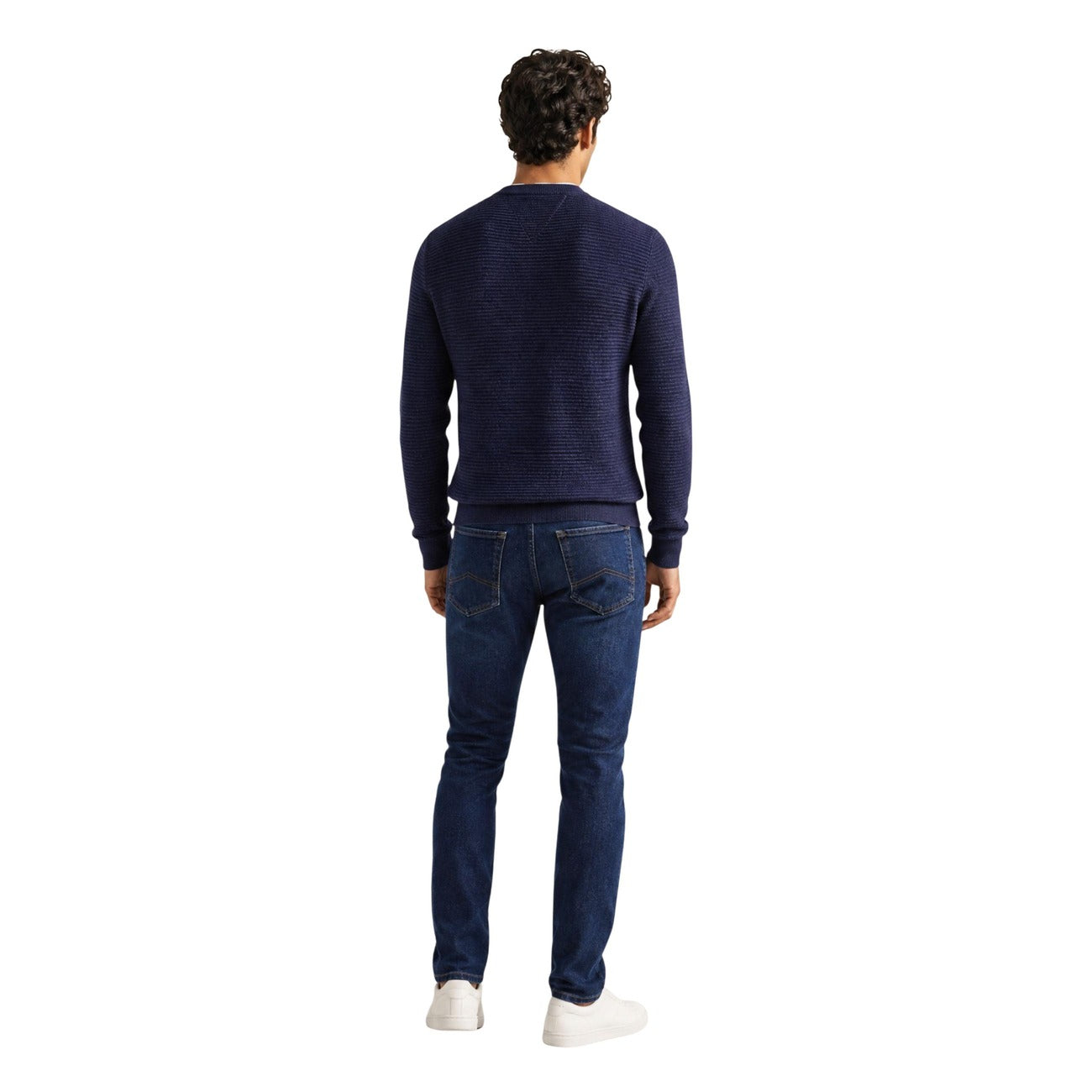 Tommy Hilfiger Maglia in Cotone Uomo Blu