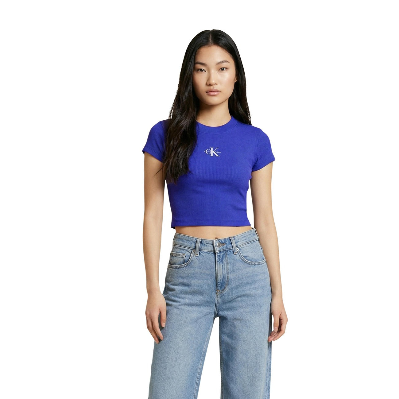 Calvin Klein Jeans T-shirt Donna Lilla