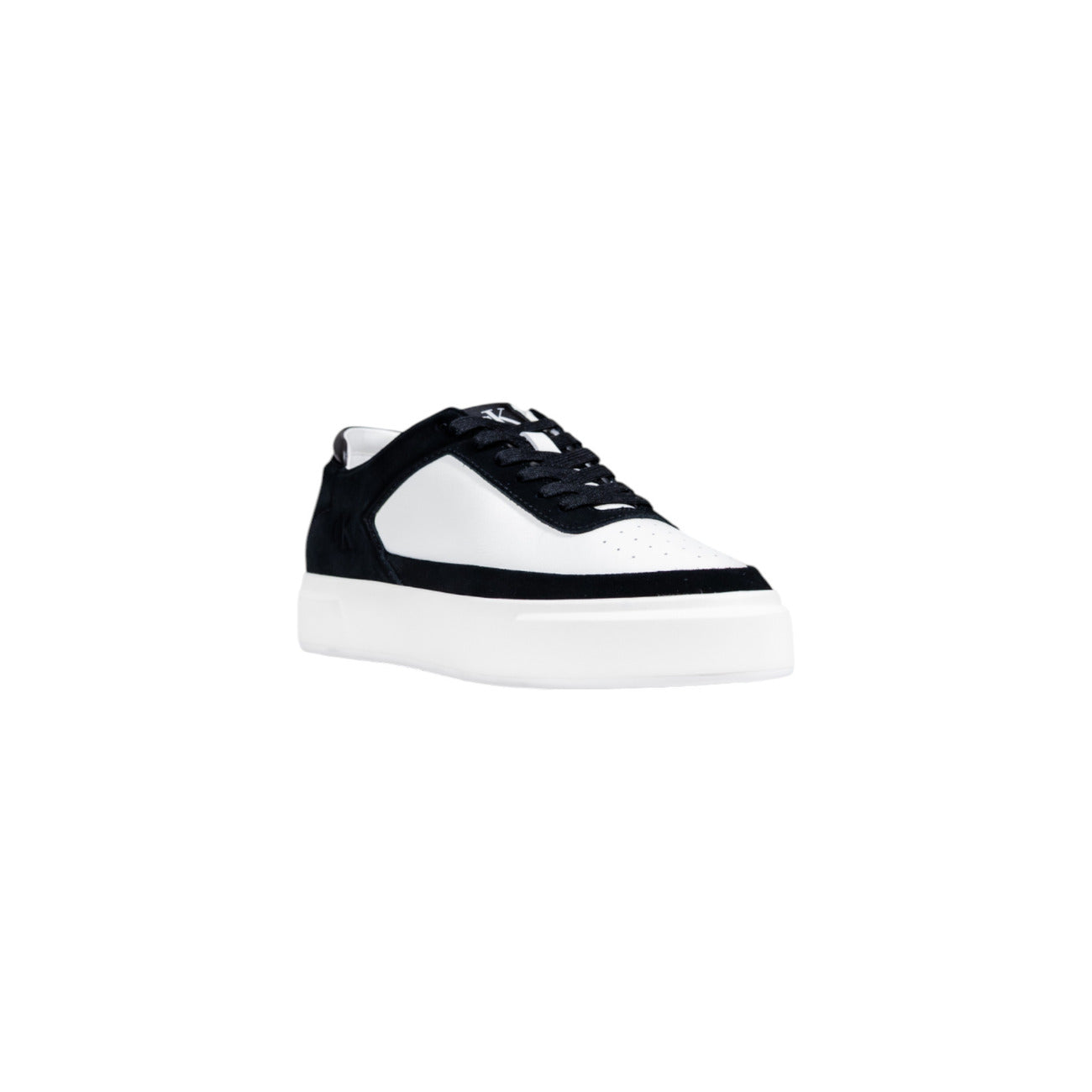 Sneakers Basse in Pelle Nera Uomo Calvin Klein Jeans