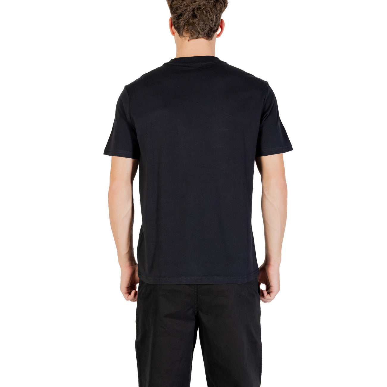 T-shirt Girocollo Nera Uomo Autunno/Inverno Napapijri