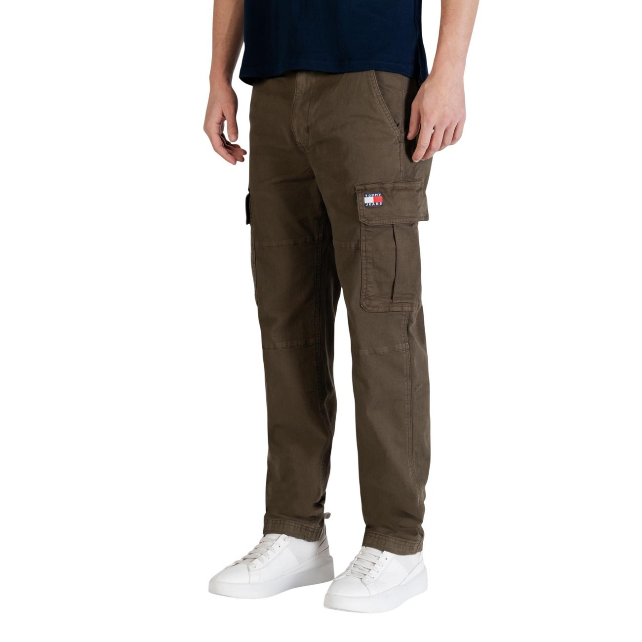 Pantaloni Chino Verdi Uomo Tommy Hilfiger Jeans