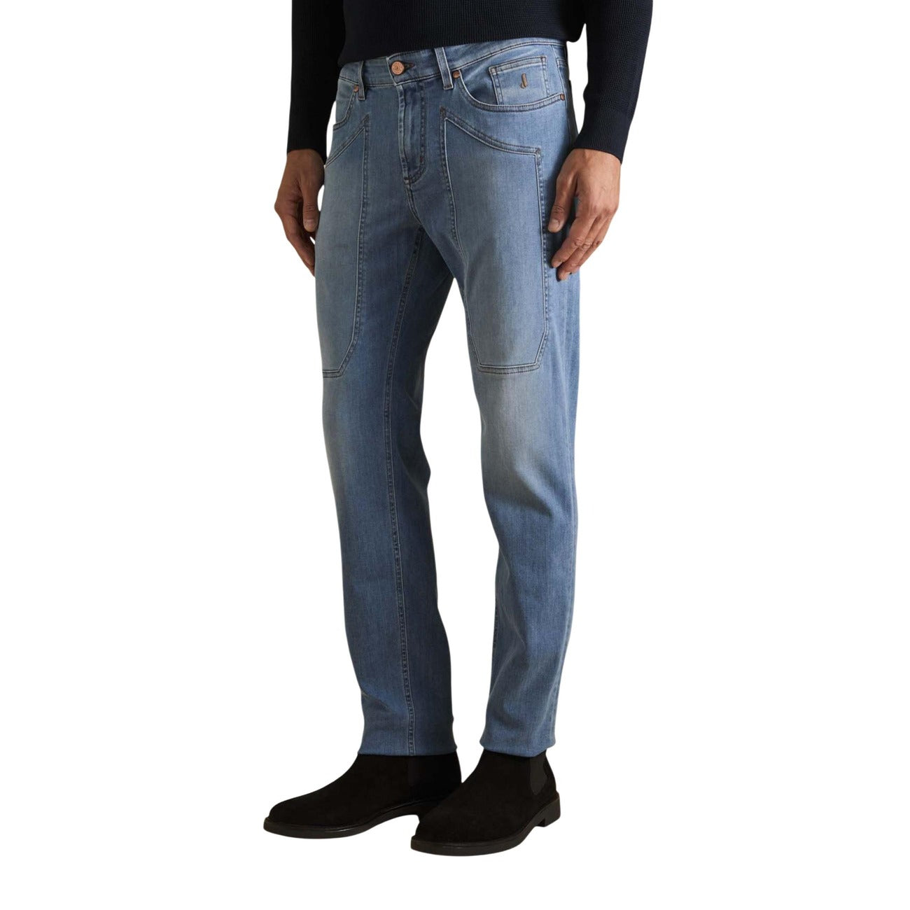 Jeckerson Jeans Azzurro Uomo