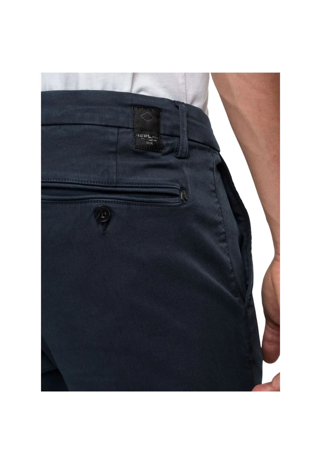 Pantalone chino blu