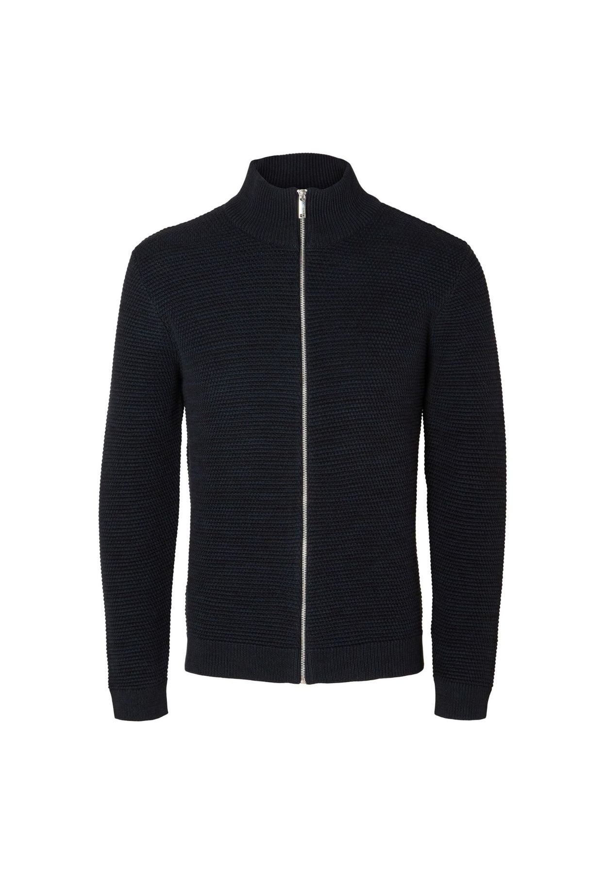 Pullover con zip Blu