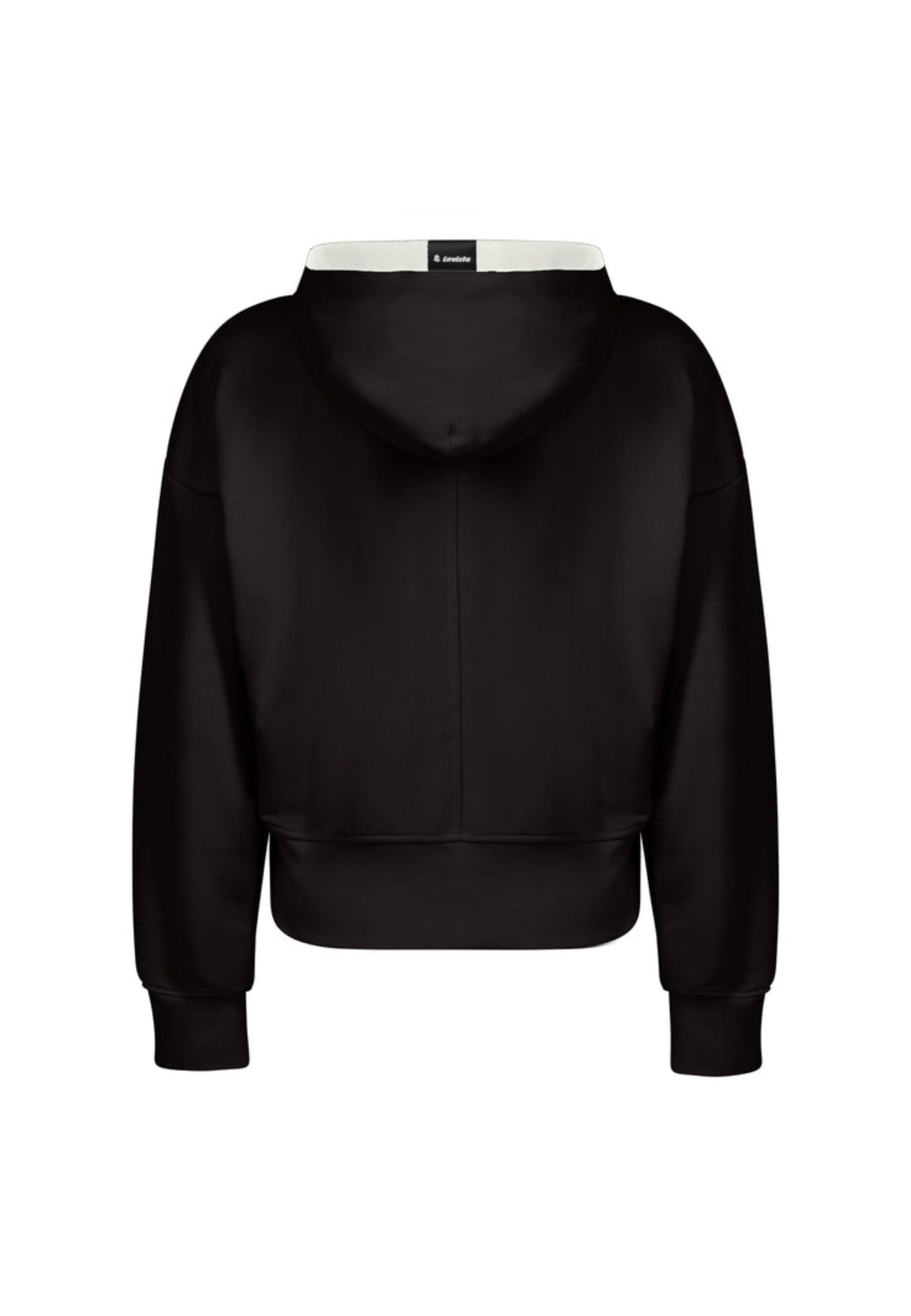 Felpa con cappuccio e zip Unbrushed