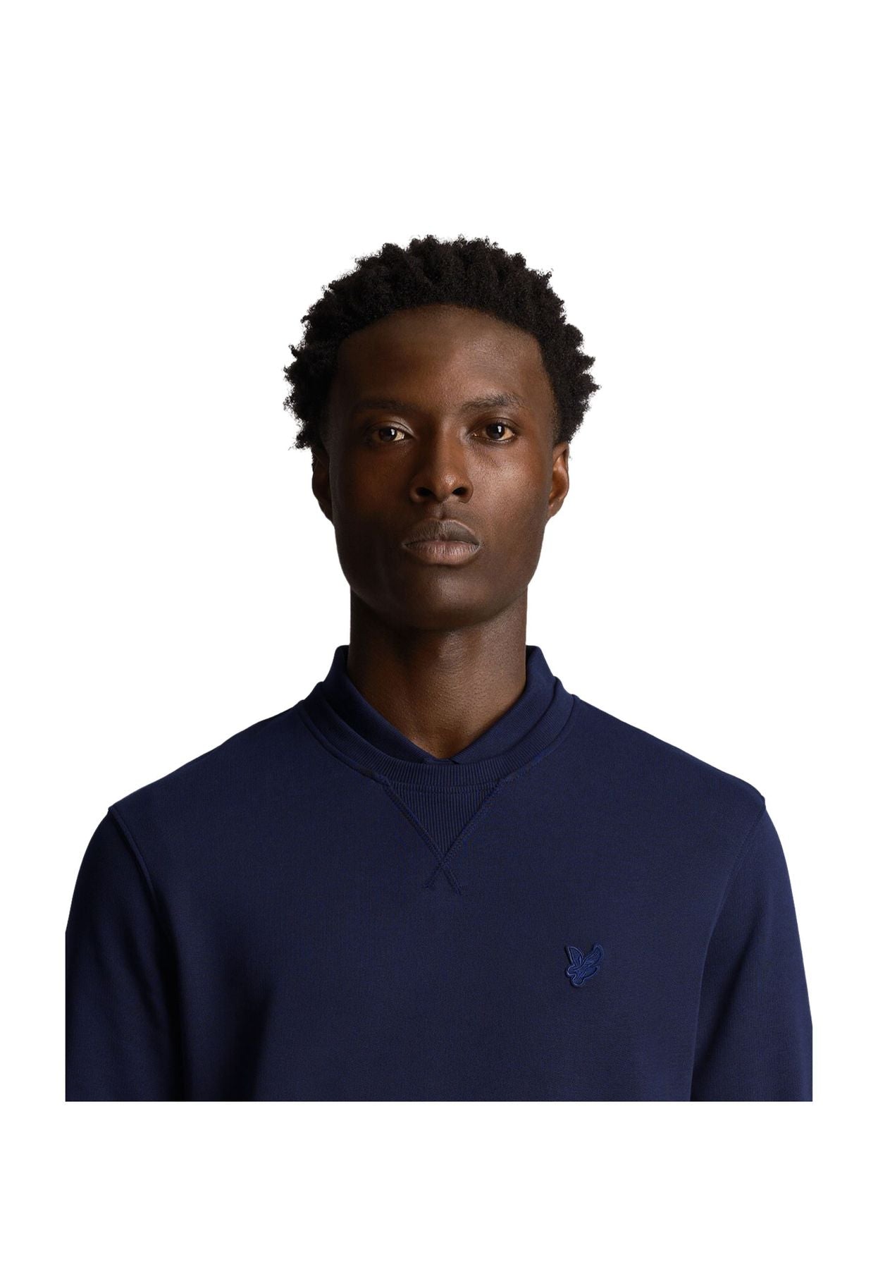 Tonal Eagle Crew Neck Sweatshirt Z271