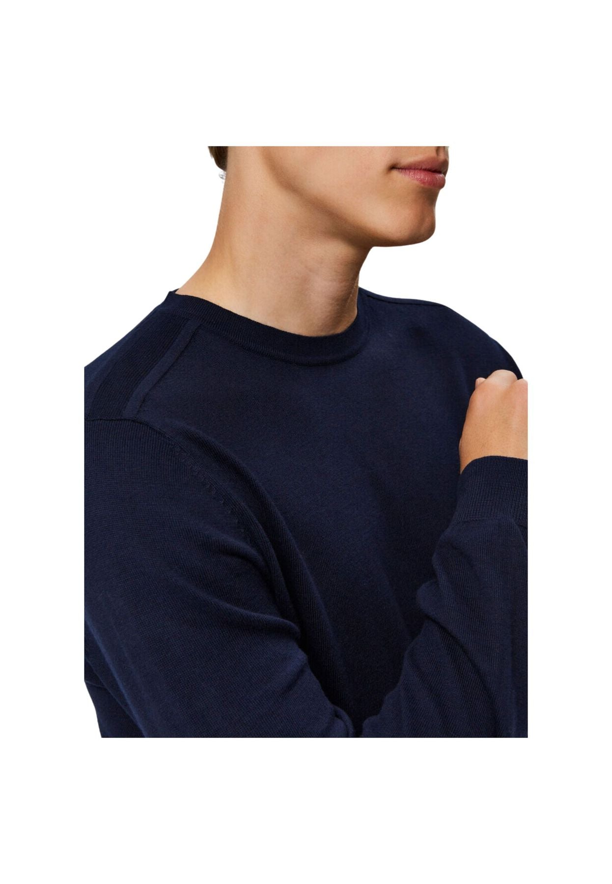 Pullover a maglia navy