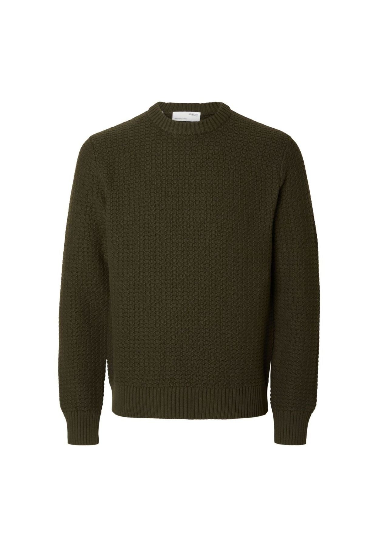 Green Structure Sweater