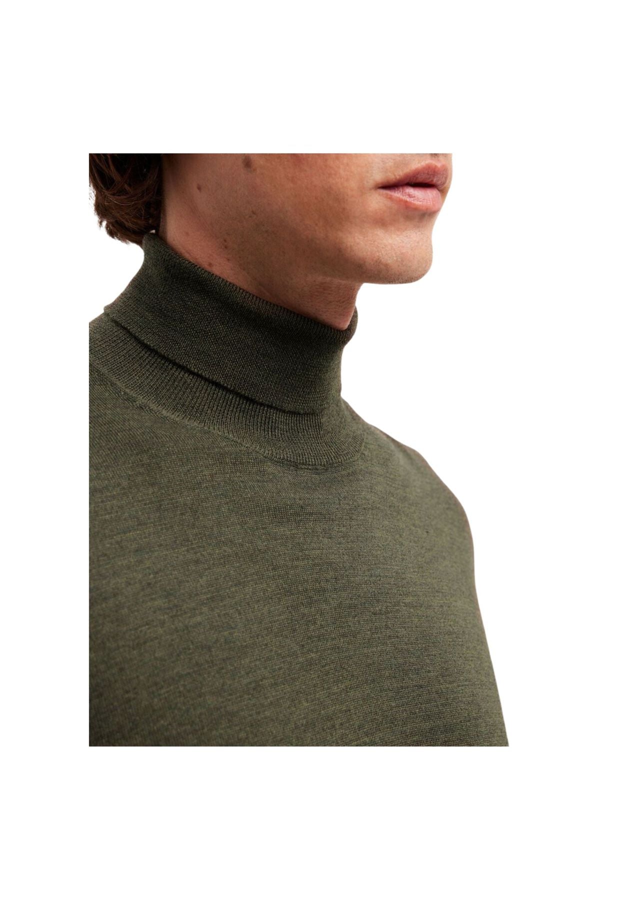 Forest Night Mock Neck Sweater
