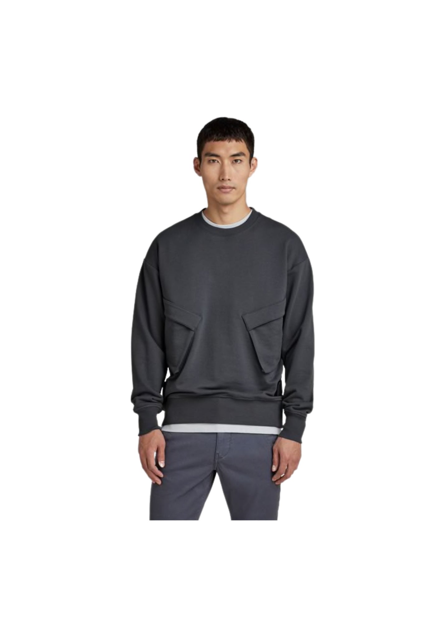 Felpa Cargo loose velcro sweat