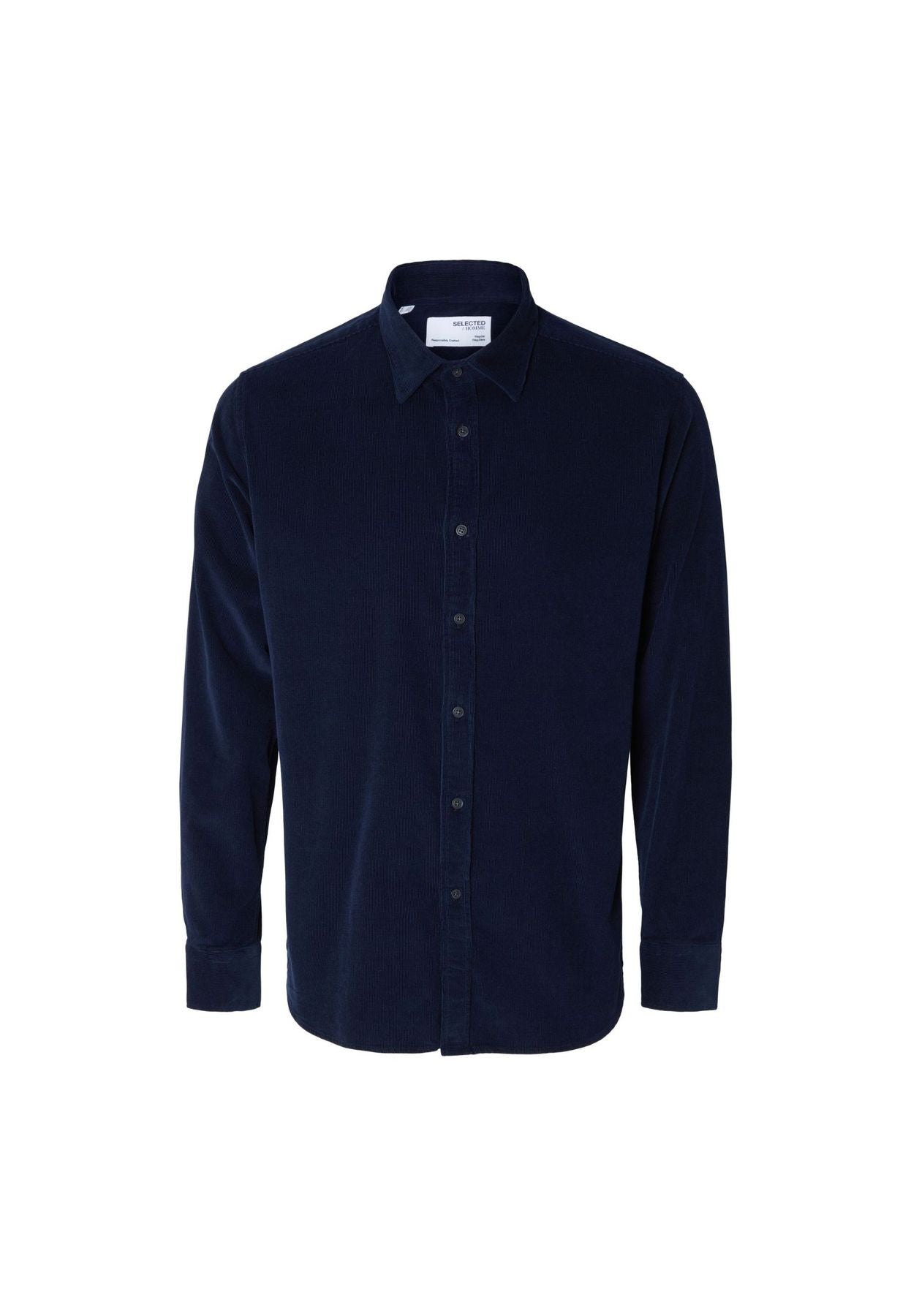Navy Ribbed Shirt