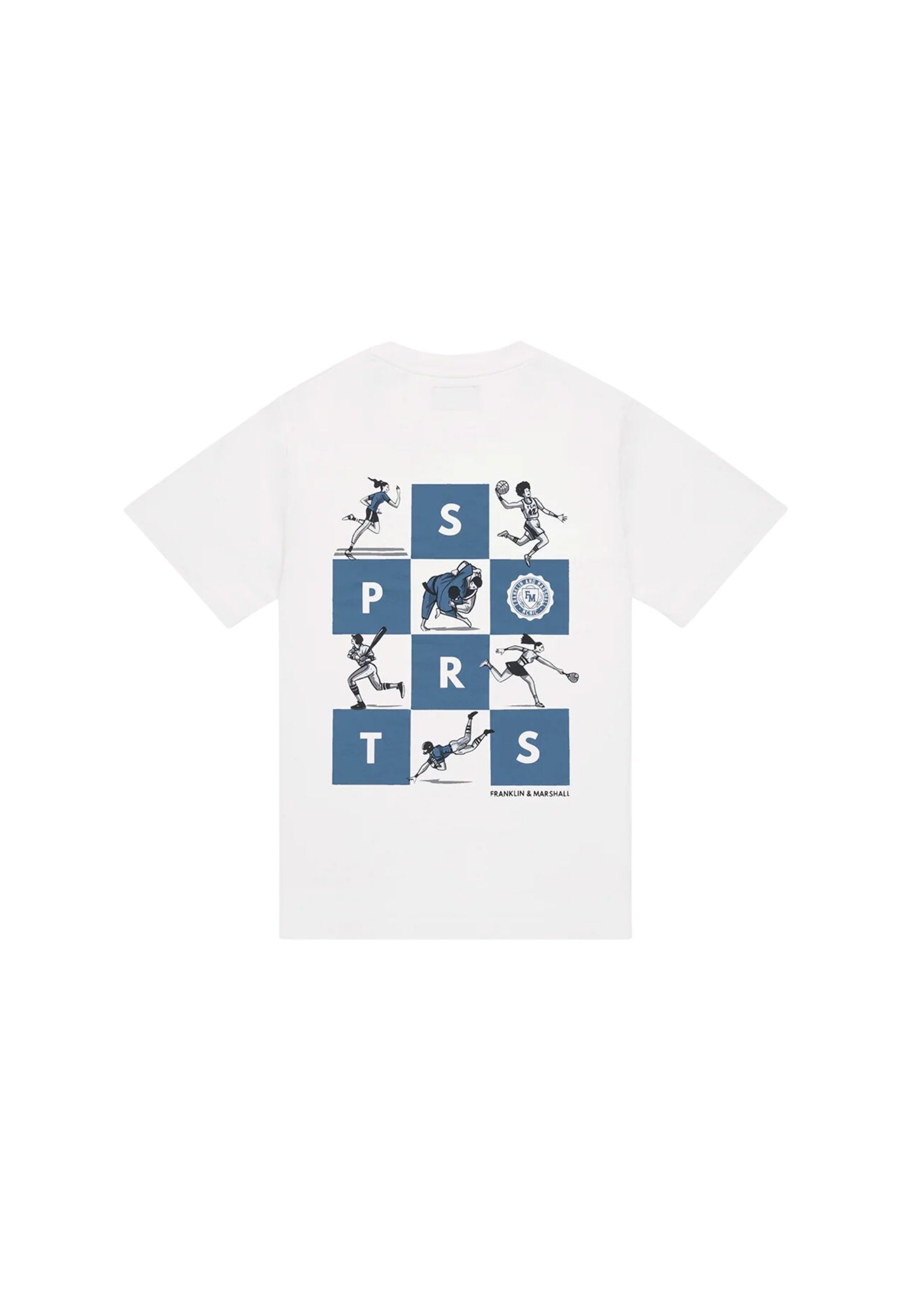 T-shirt in organic cotton con stampa Sportswear
