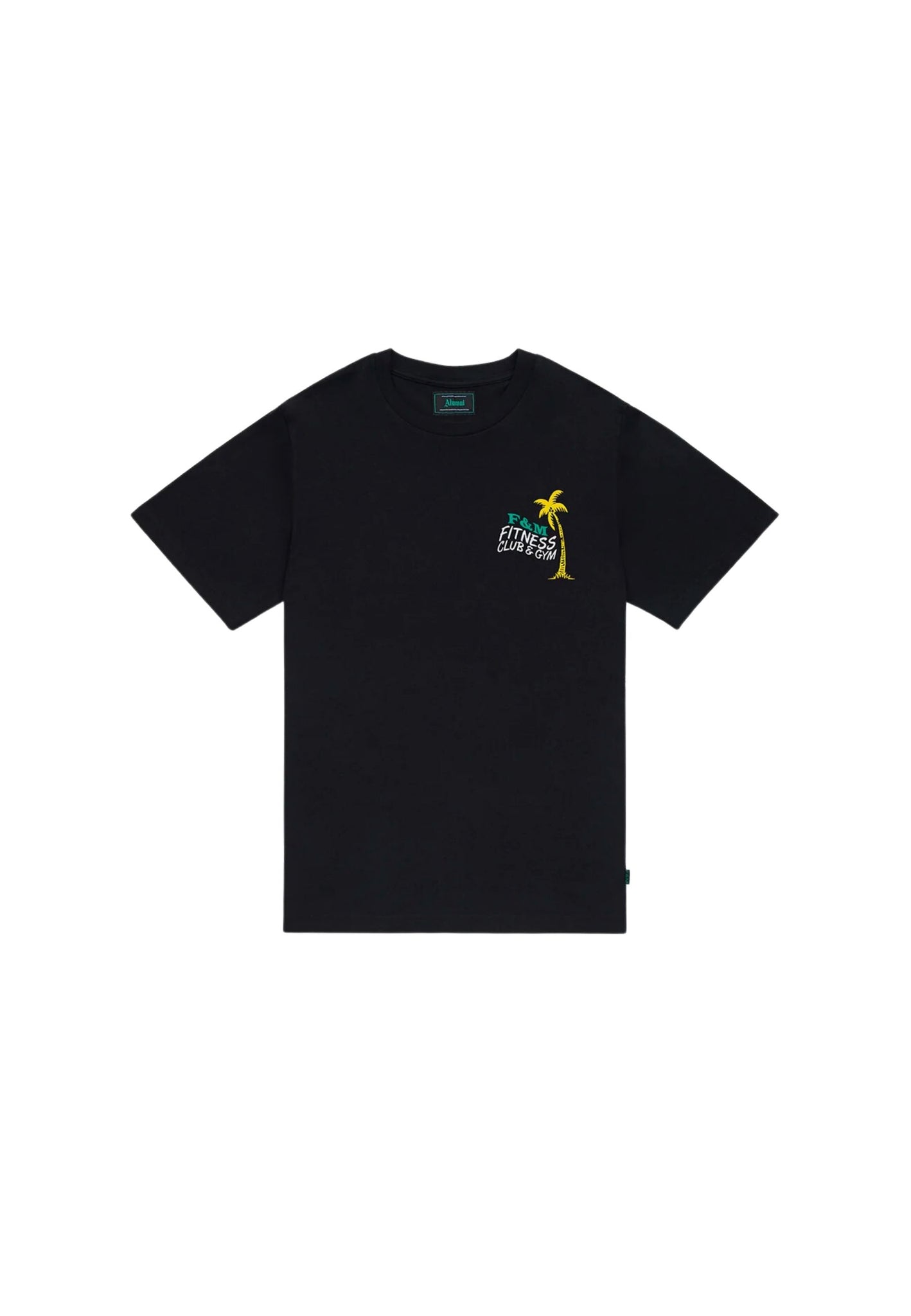 T-shirt in organic cotton con stampa Fitness Club Gym Alumni