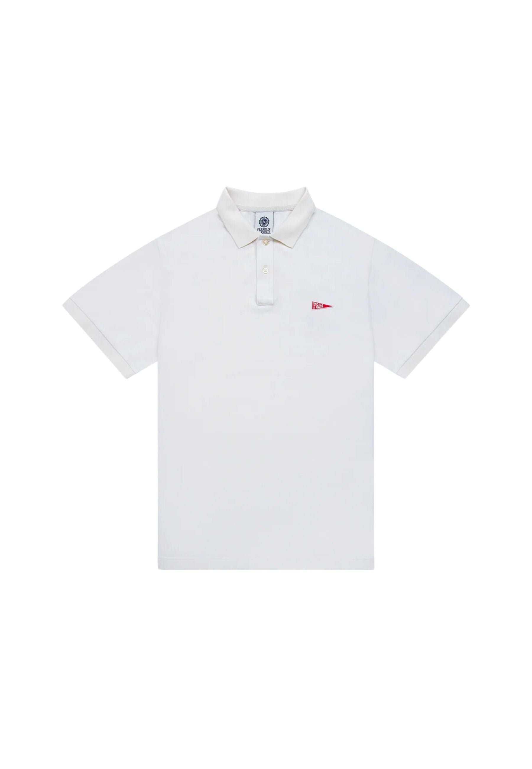 Polo in cotone piquet con patch Pennant