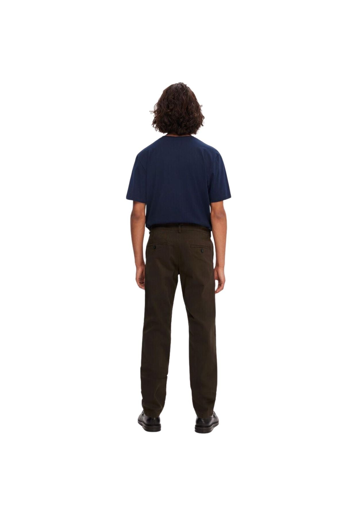 Pantalone chino marrone