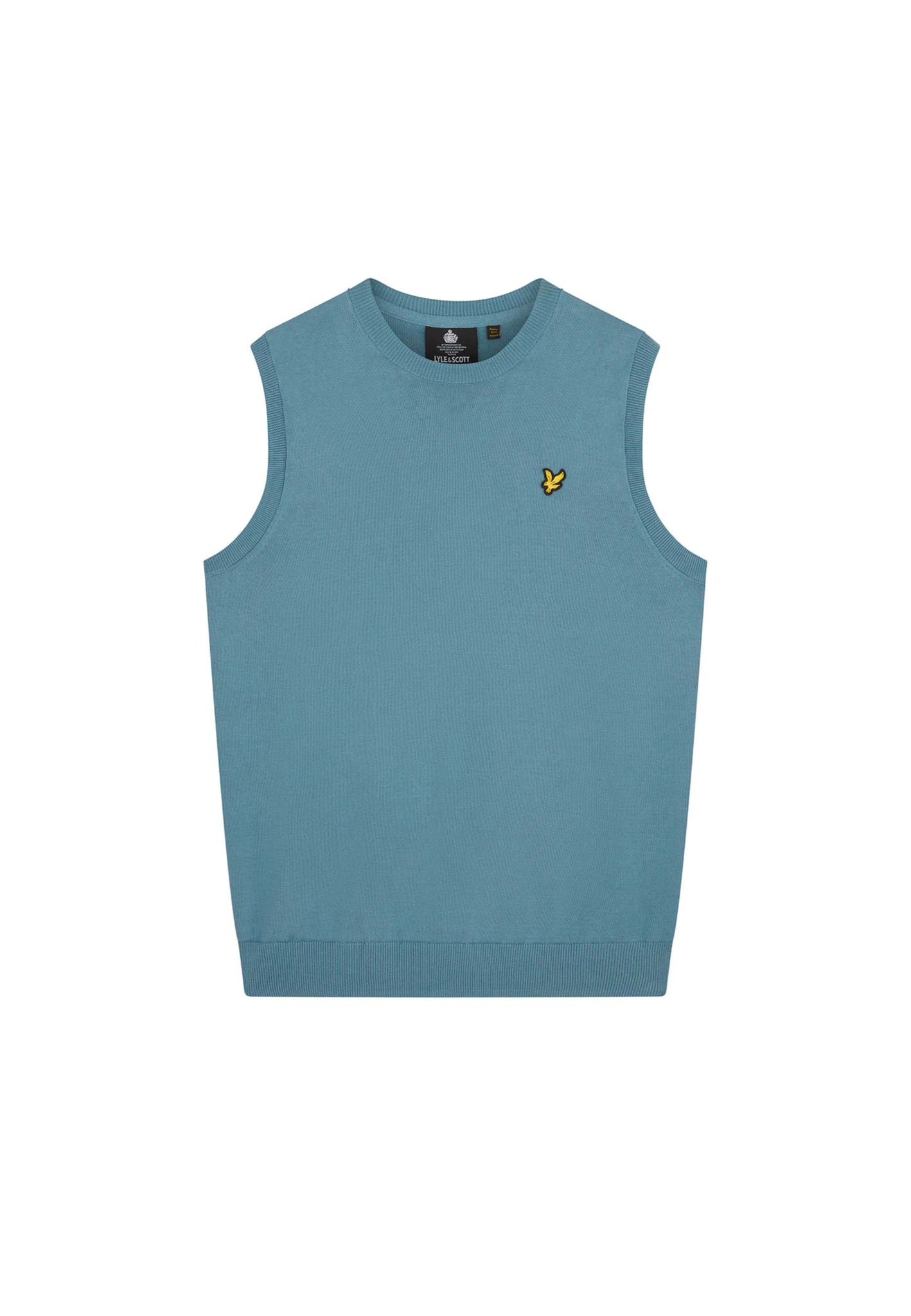 Cotton Crew Neck Vest