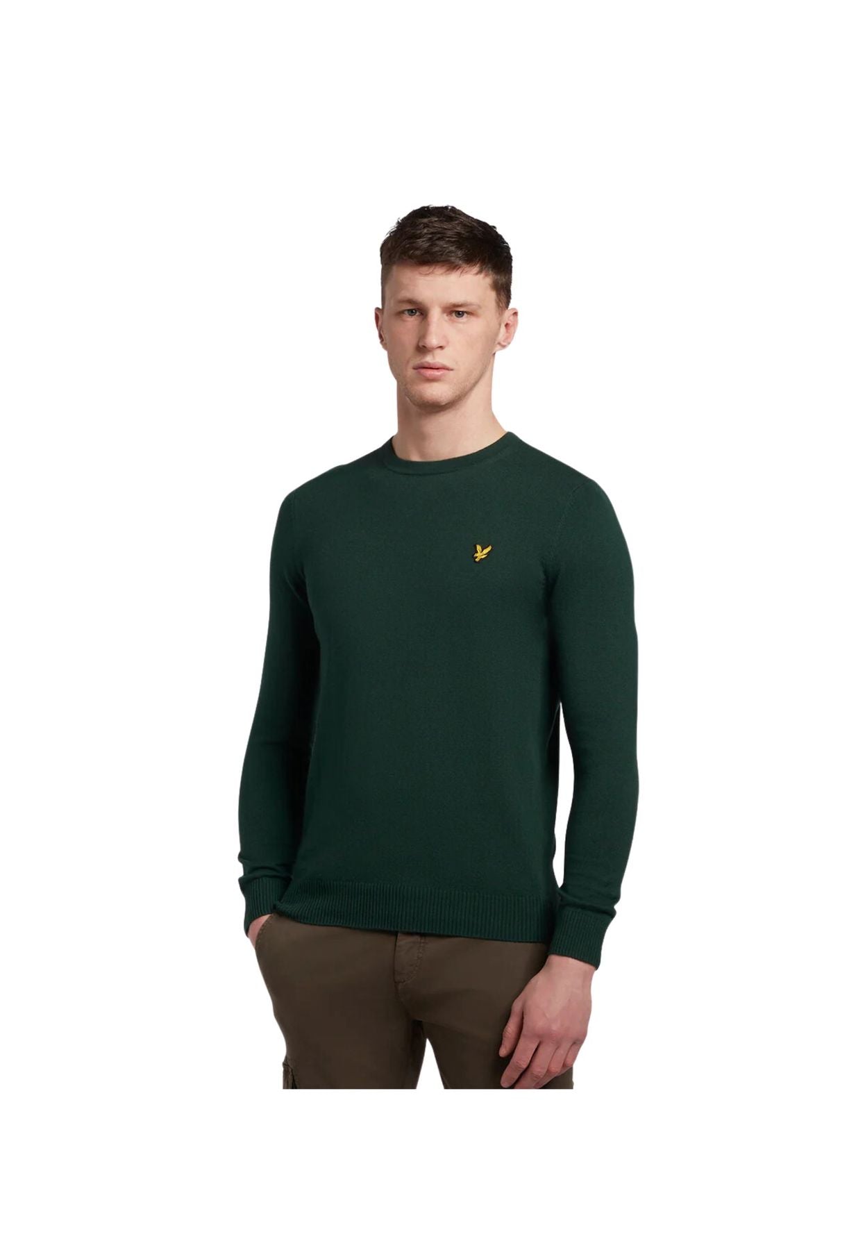 Cotton Merino Crew Neck Jumper W486