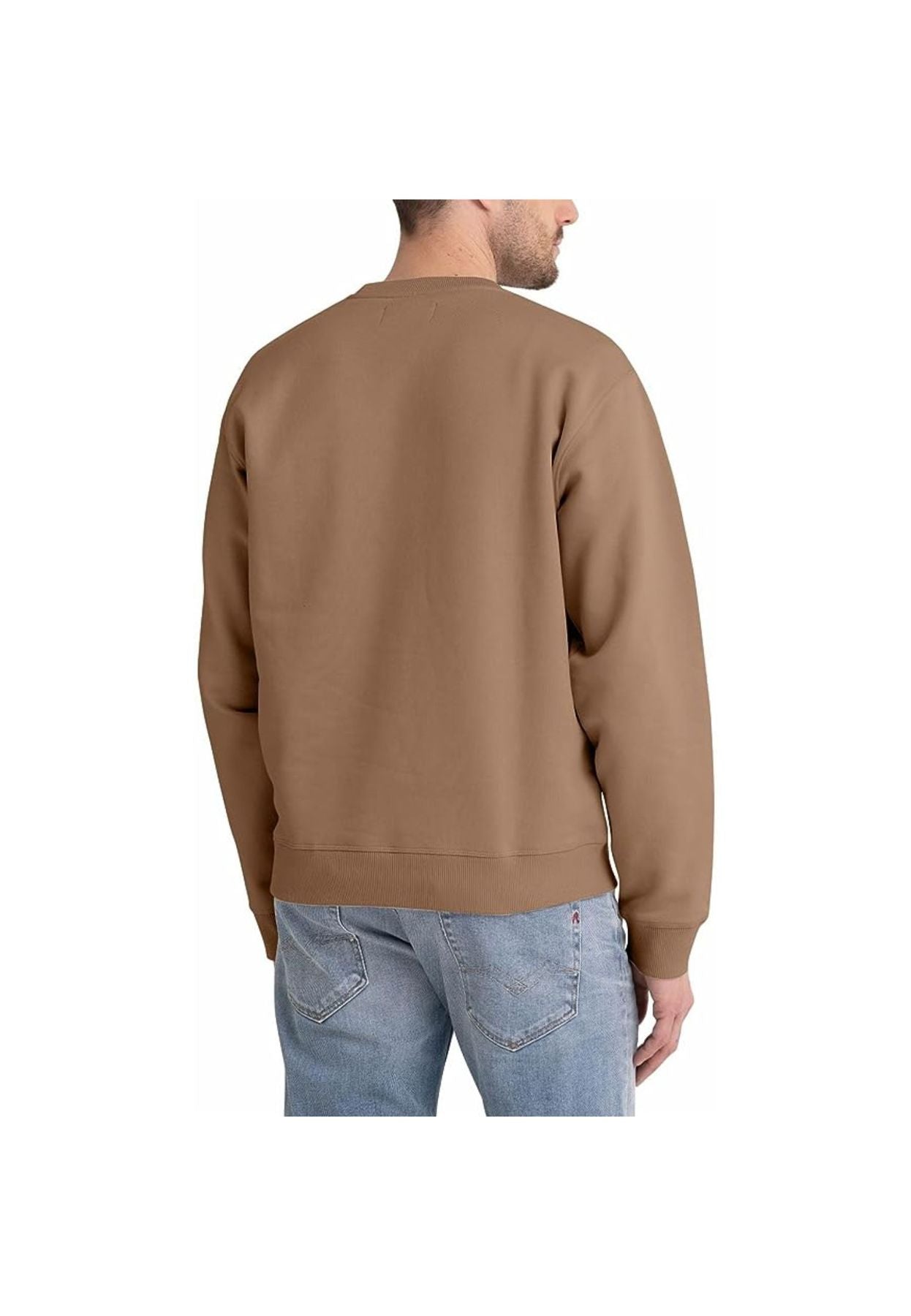 Felpa girocollo con stampa