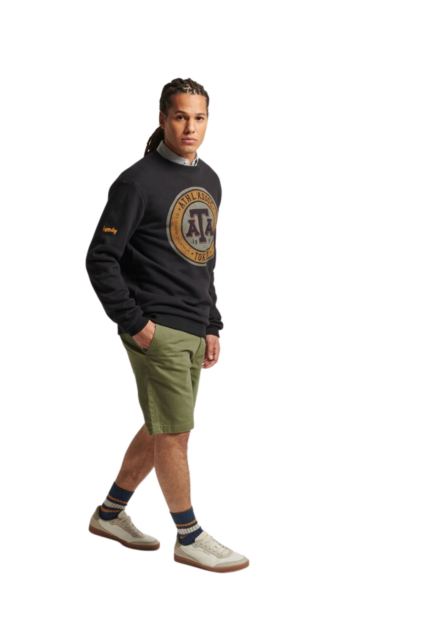 Felpa girocollo Vintage Collegiate Crew