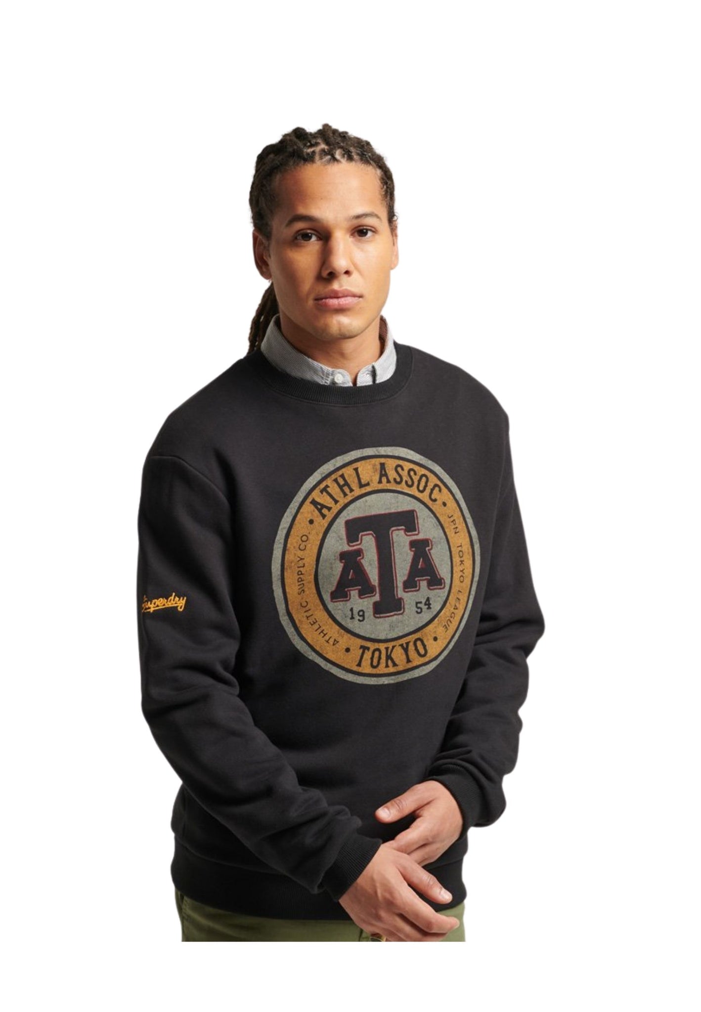 Felpa girocollo Vintage Collegiate Crew