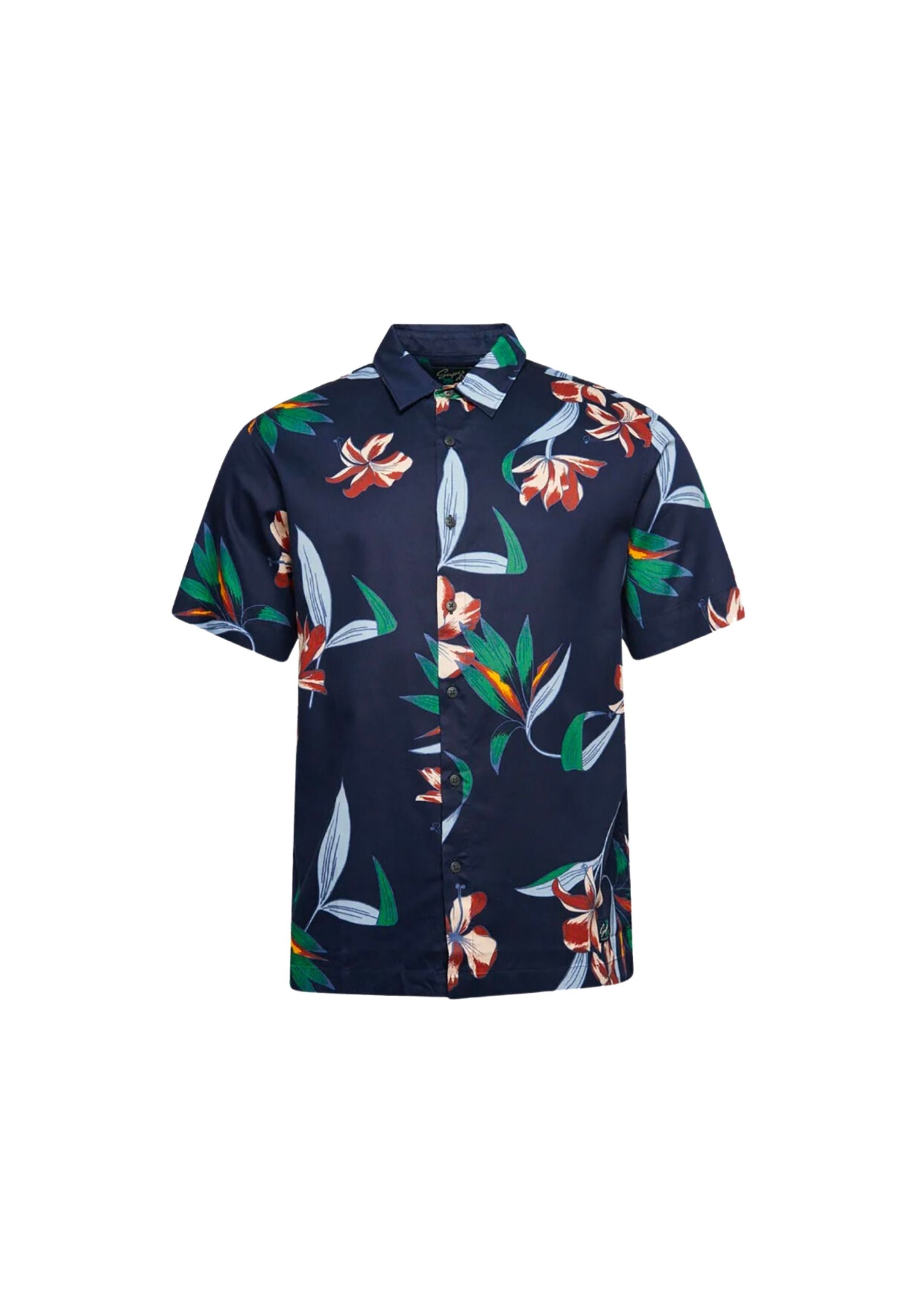 Camicia hawaiana a maniche corte