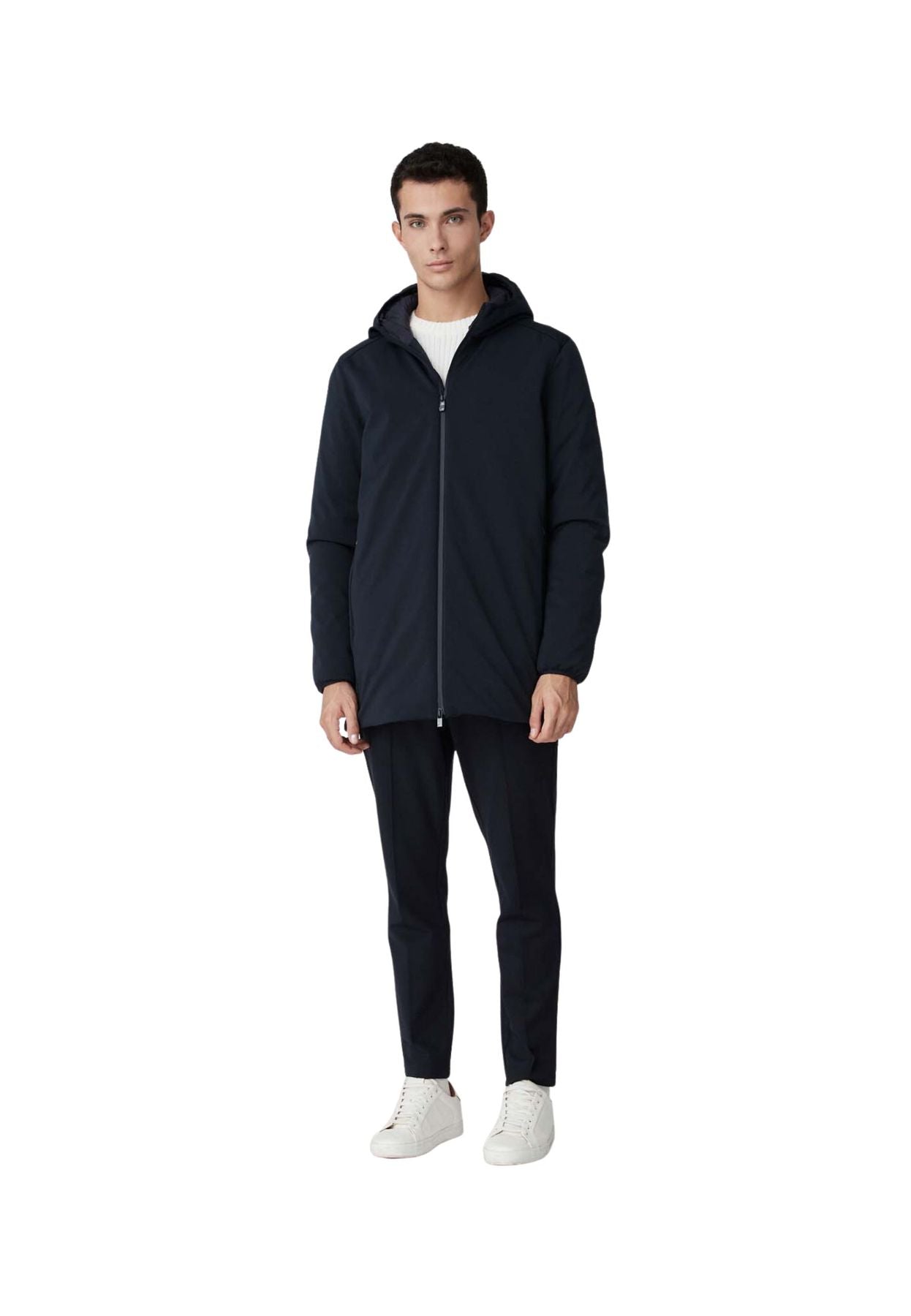 CLEM Piumino in softshell blu