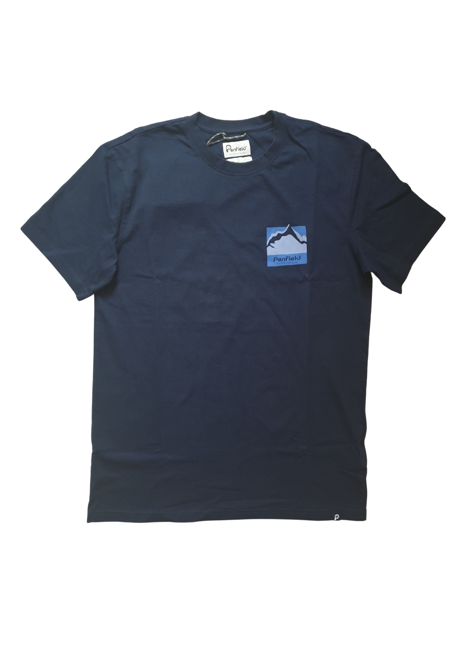 T-shirt Mountain Scen Back Graphic