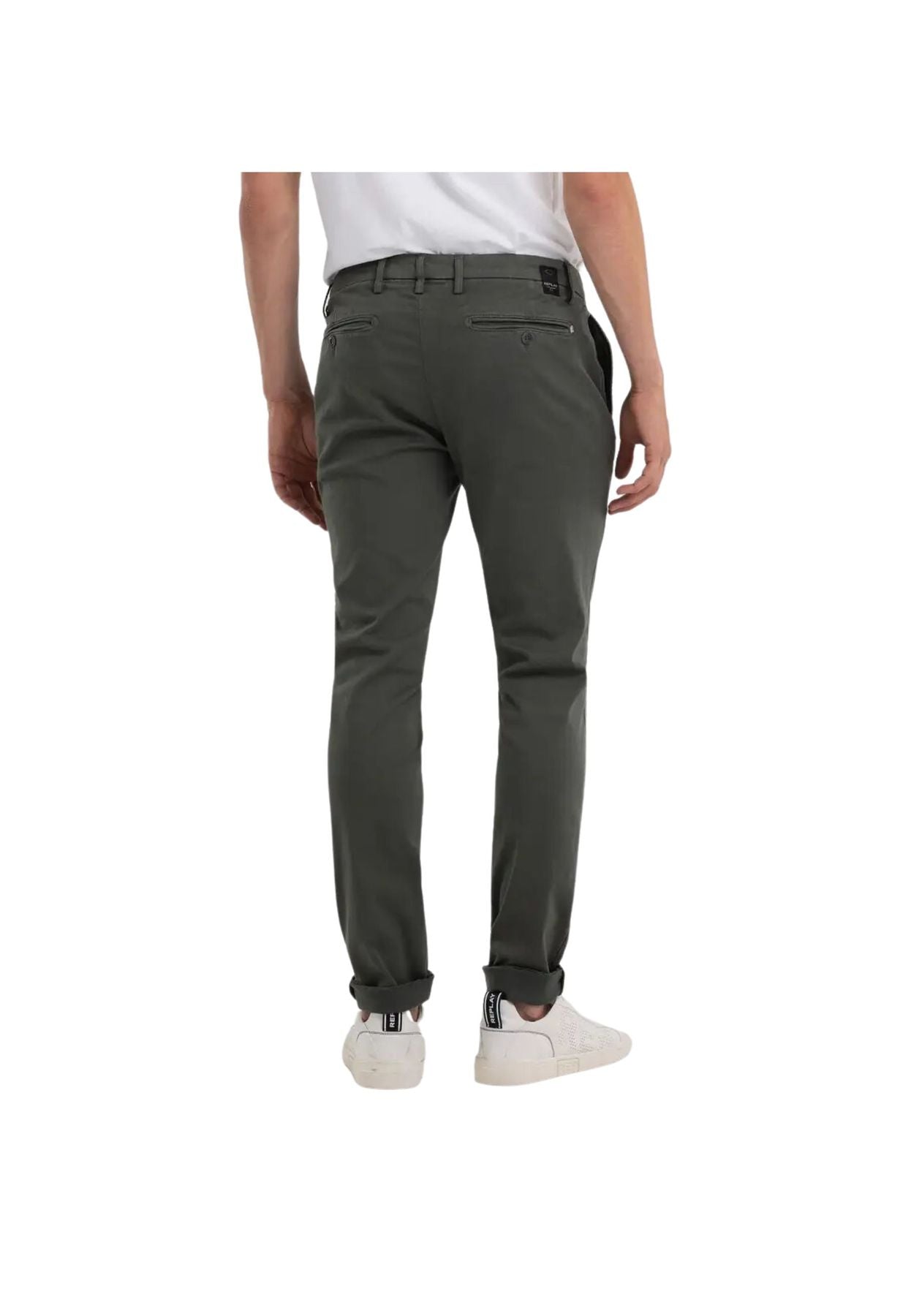 Pantalone chino verde