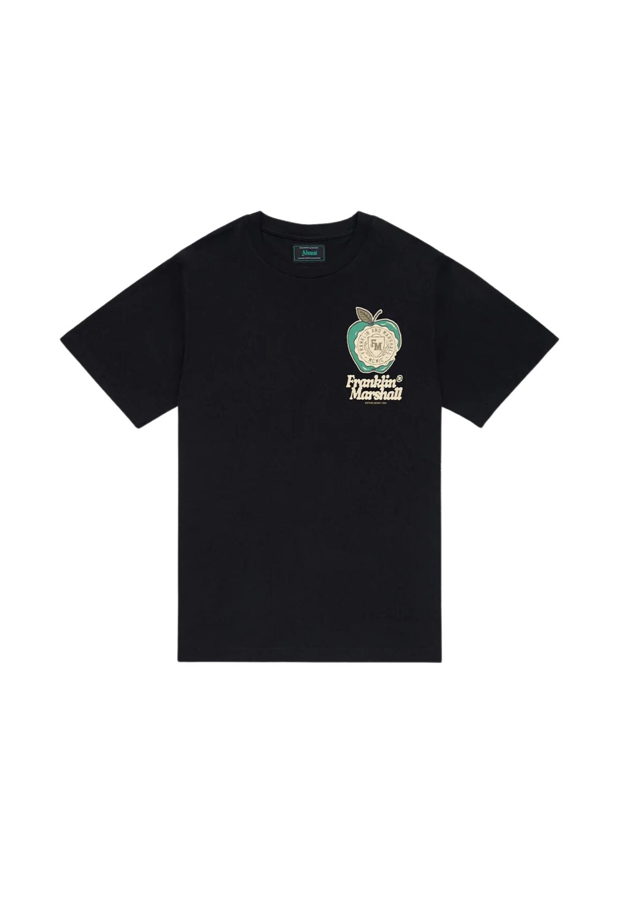 organic cotton con stampa alumni 980 Nero