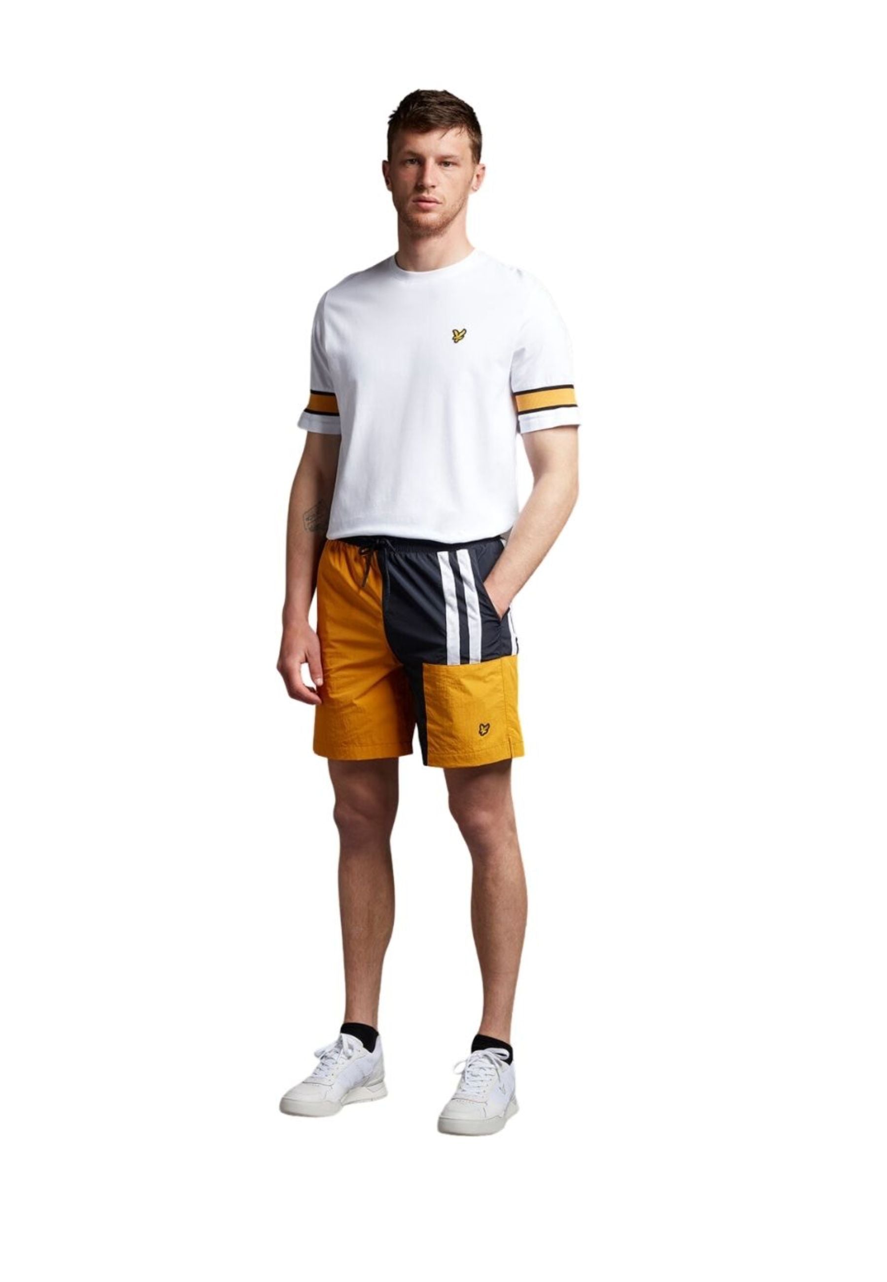 Colour Block Track Shorts