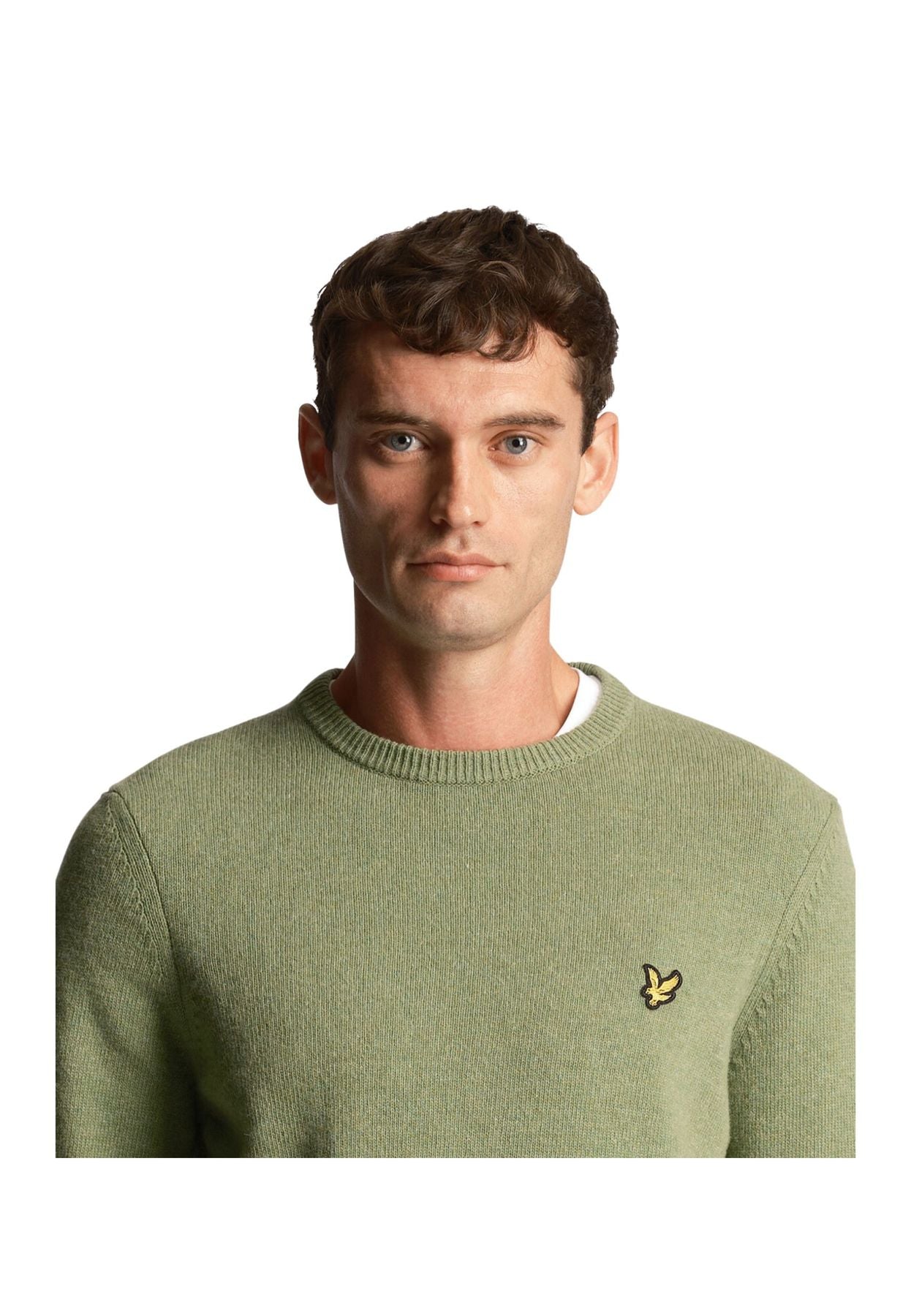 Crew Neck Lambswool Blend Jump X025