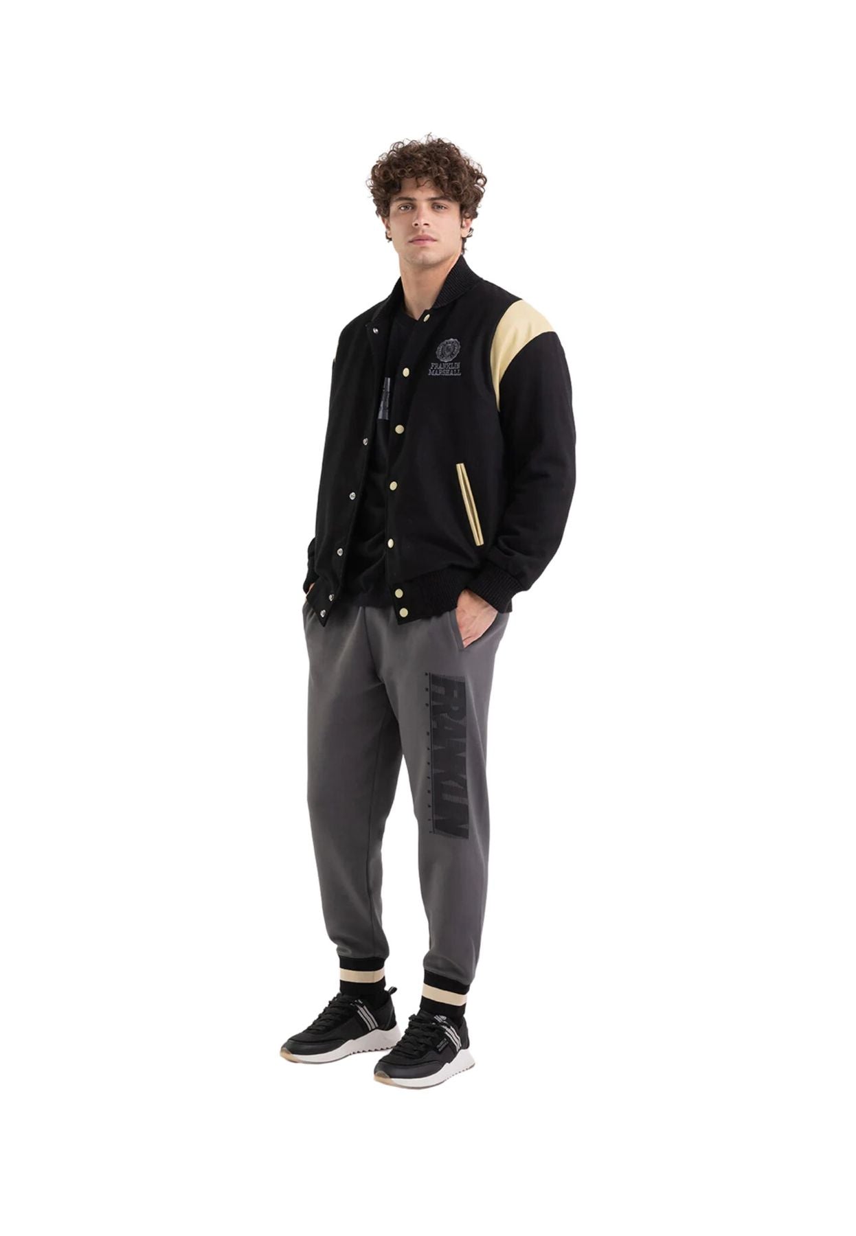 Giubbotto Varsity Black