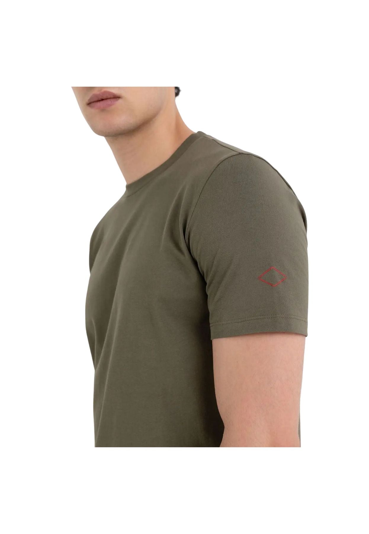 T-shirt in jersey verde