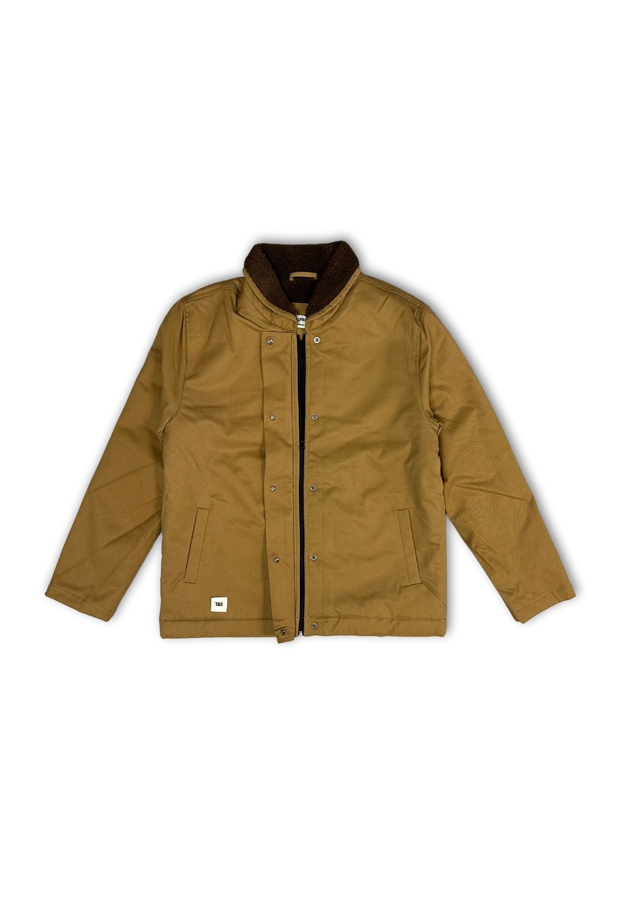 Twill Deck Jacket Marrone