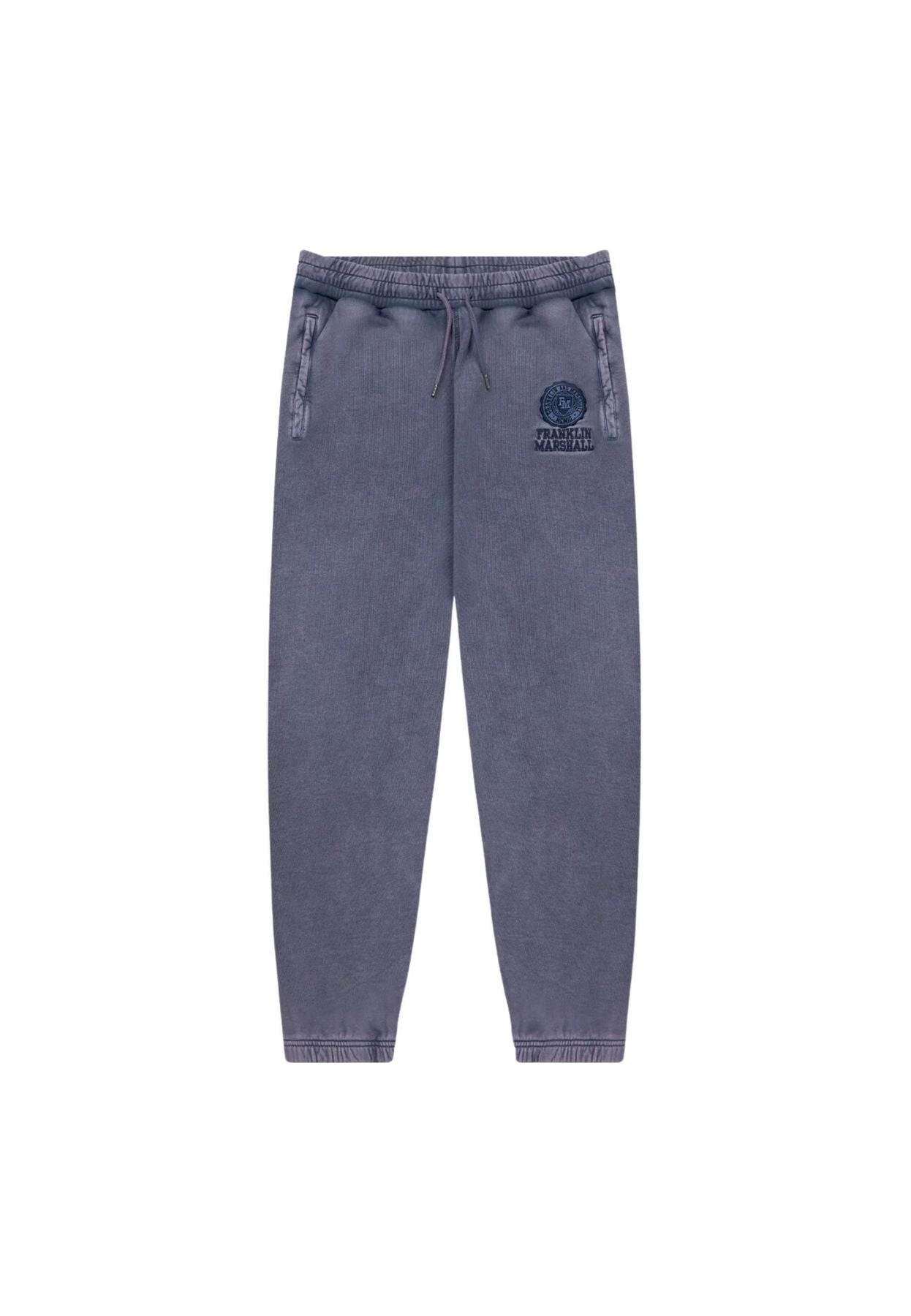 Pantaloni in tuta blu slavato