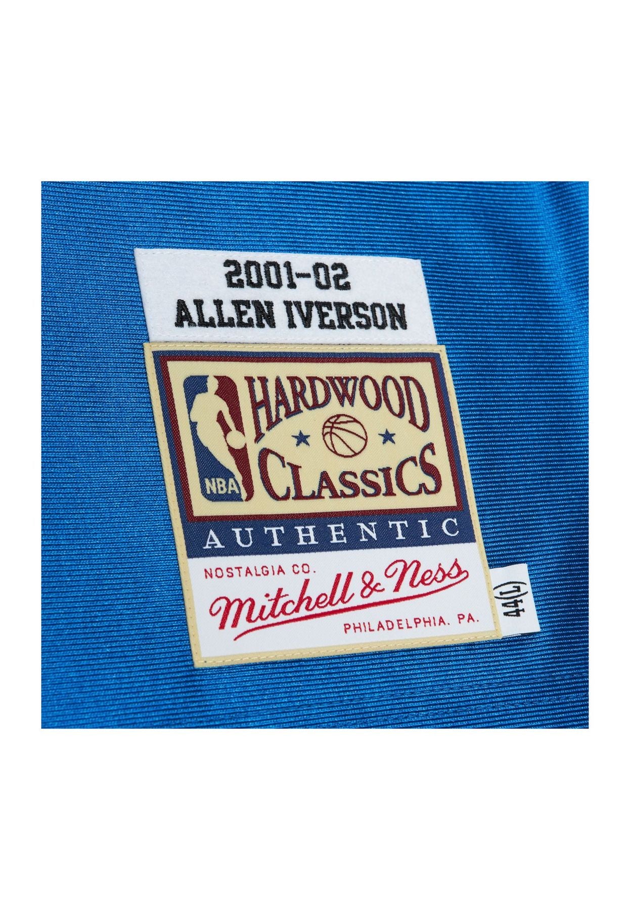 NBA ALTERNATE JERSEY 76ERS 2001 ALLEN IVERSON Blu