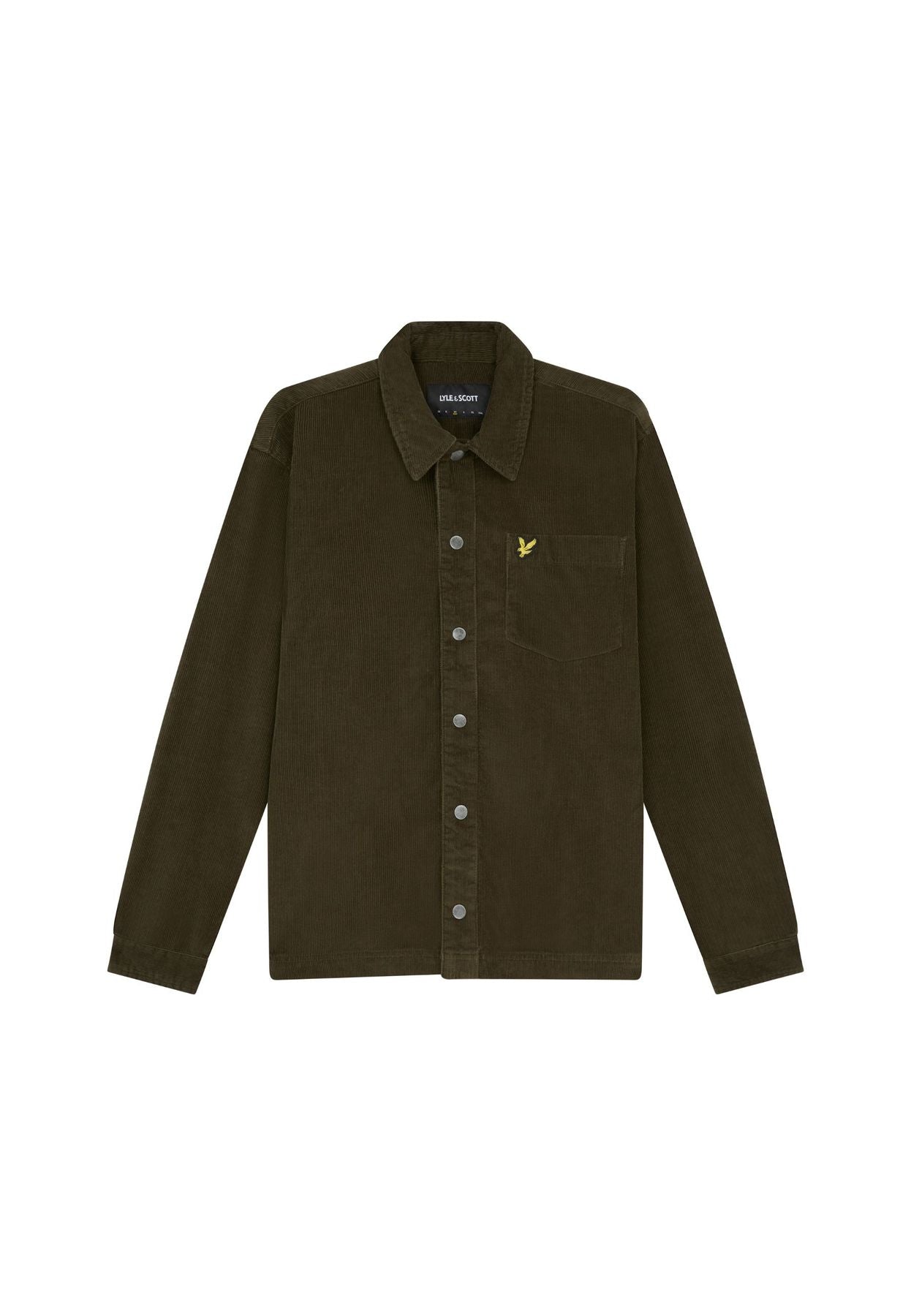 Cord overshirt W485 Verde