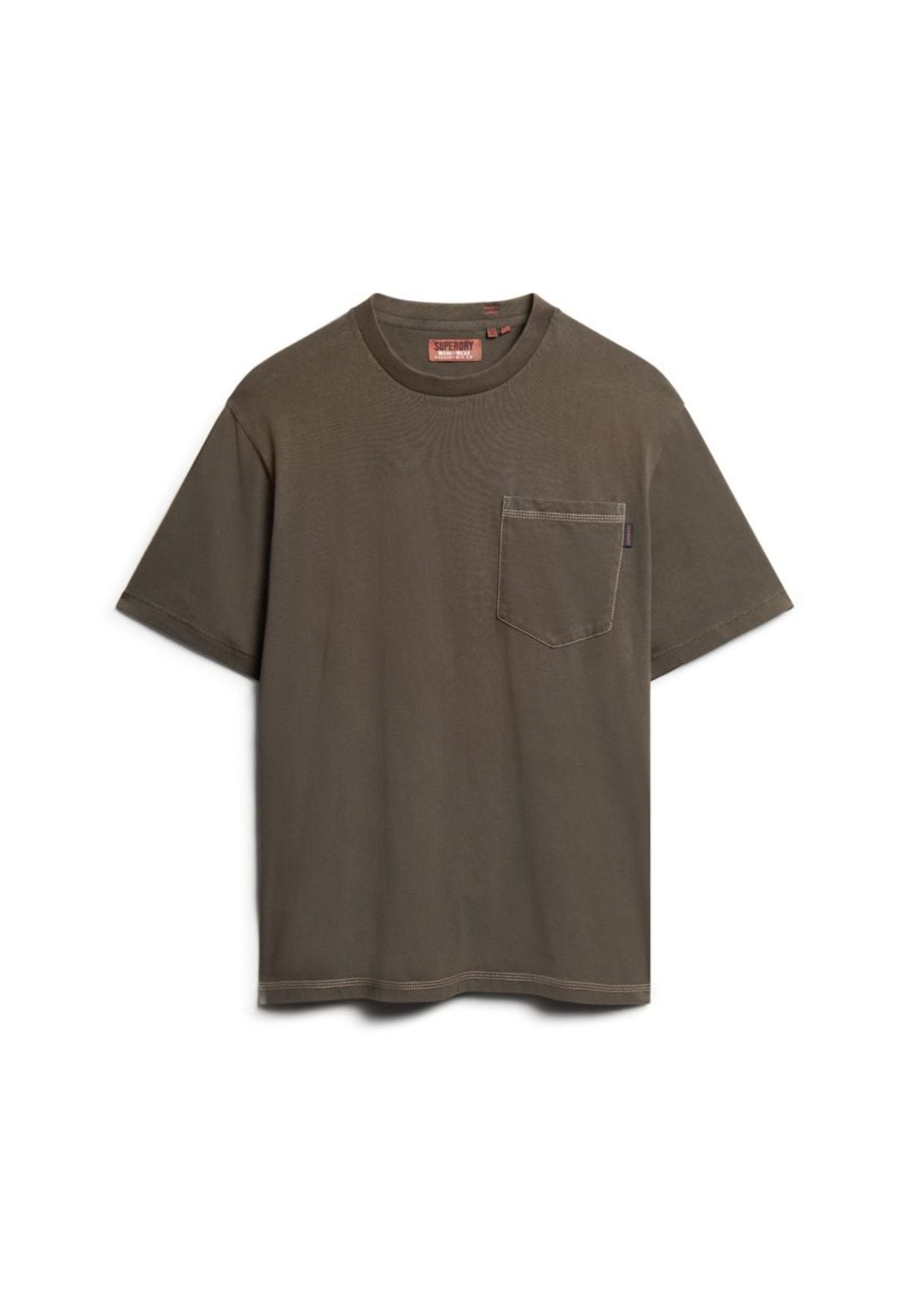 T-shirt con taschino e cuciture a contrasto 9Z0