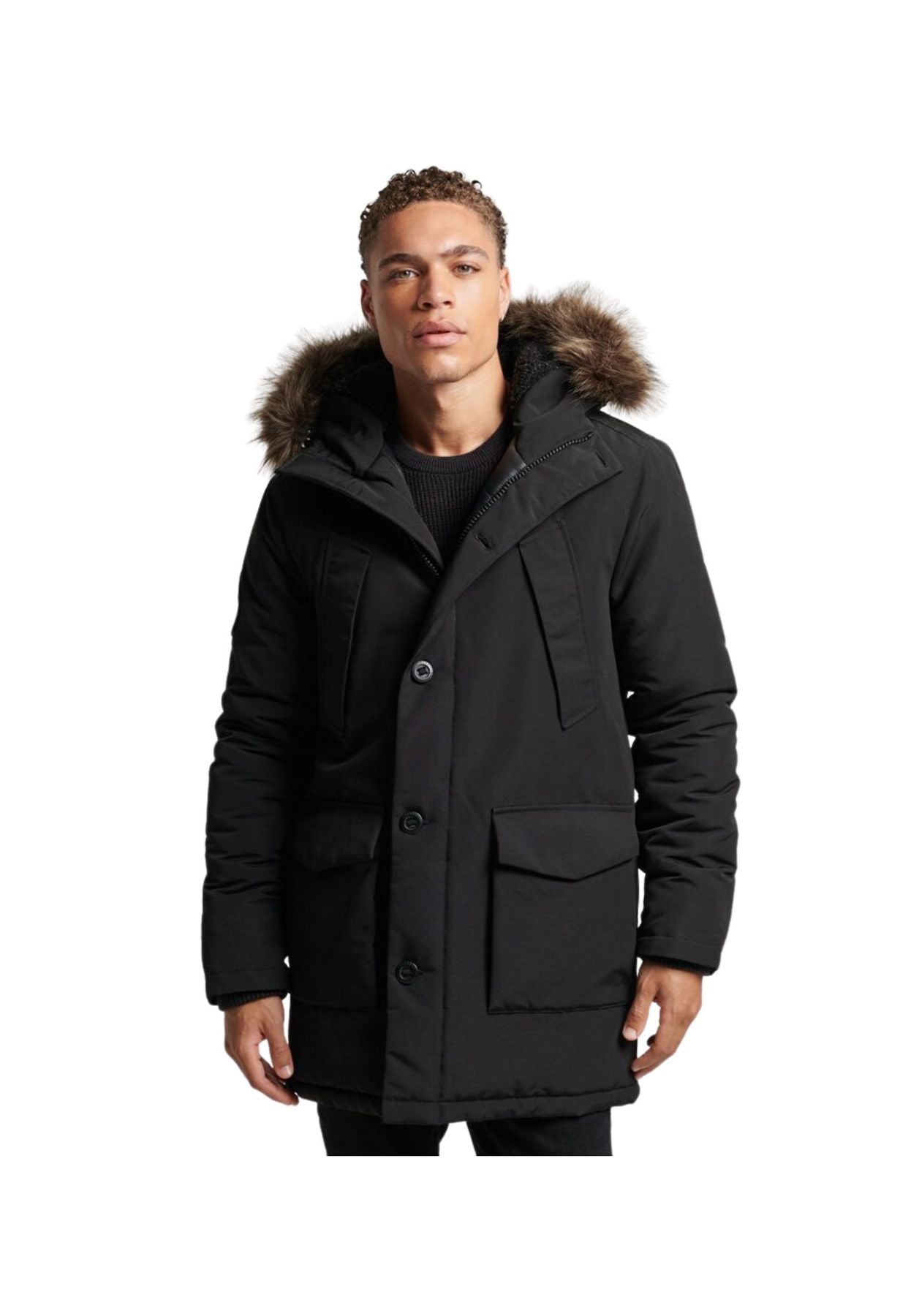 EVEREST FAUX FUR HOODED PARKA