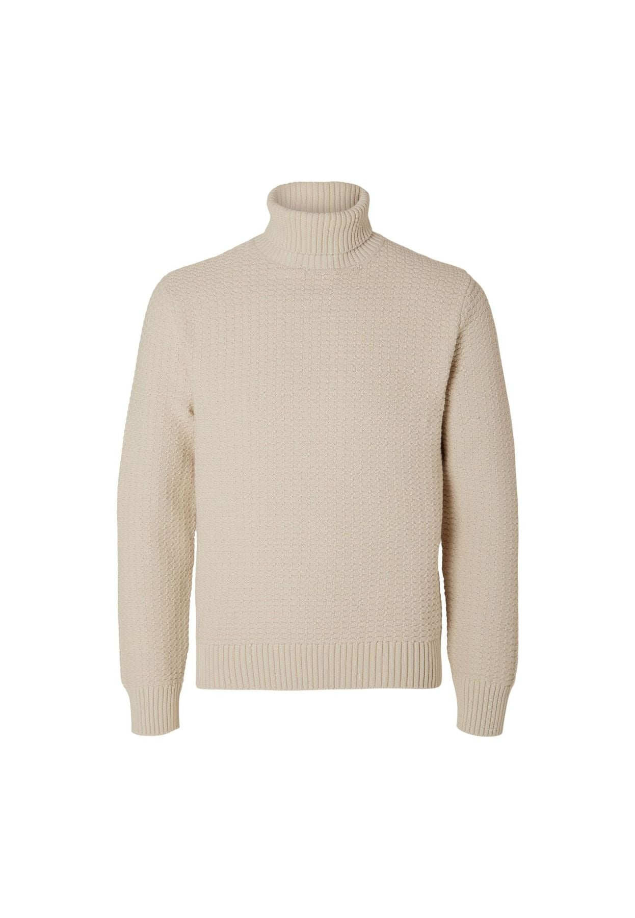 Structure beige turtleneck sweater