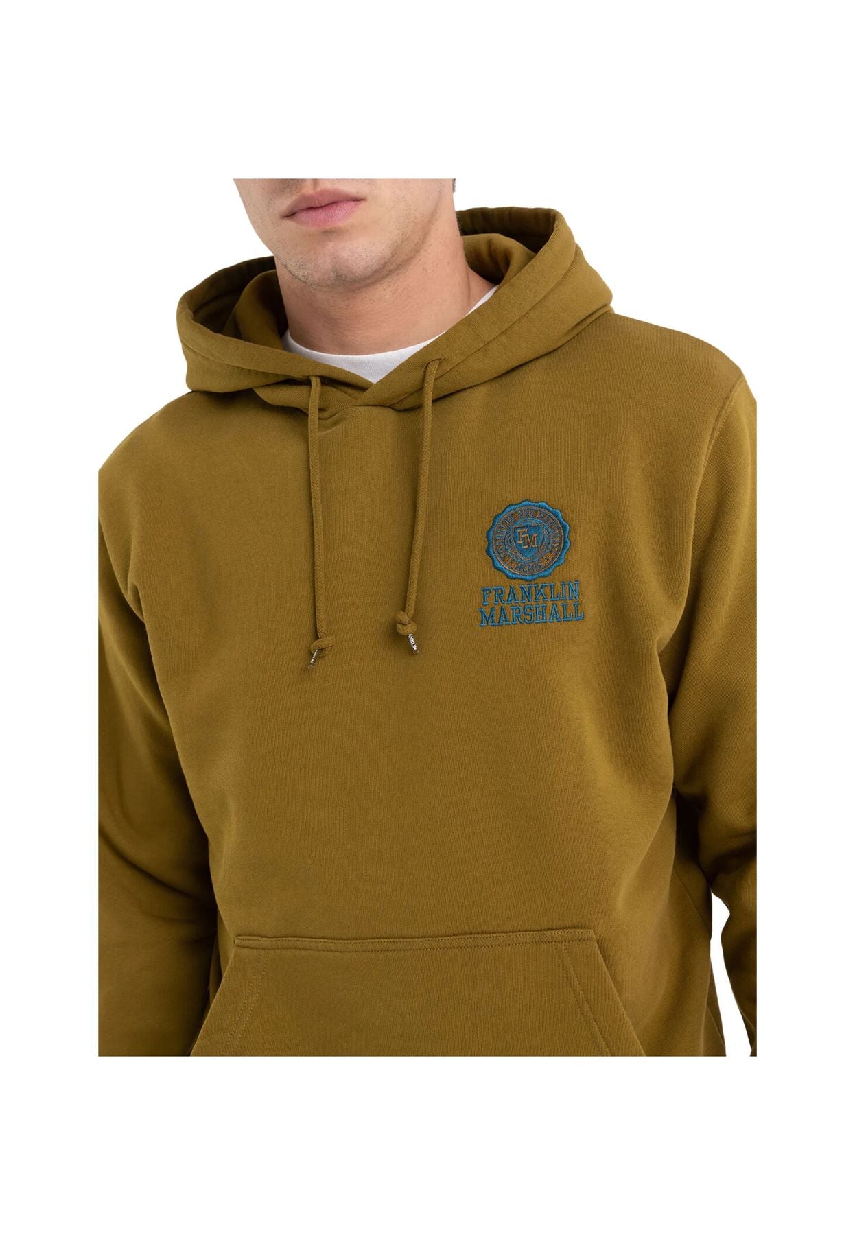 Felpa con cappuccio ricamo logo Crest 117