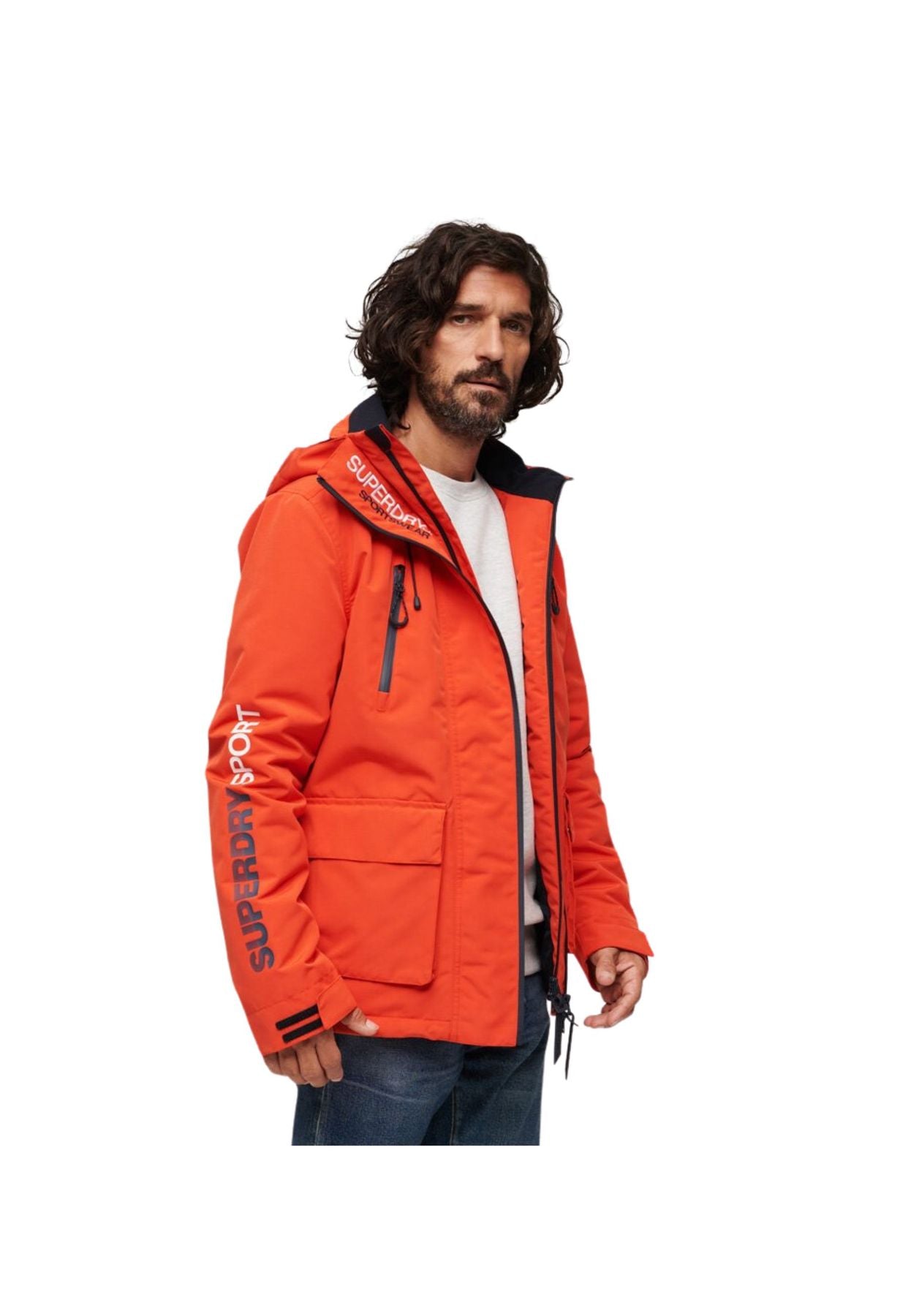 HOODED ULTIMATE WINDBREAKER ORANGE